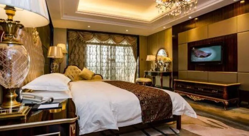 Bed in Country Garden Phoenix Hotel Yangshan