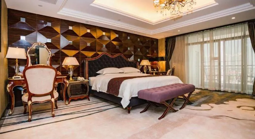 Bed in Country Garden Phoenix Hotel Yangshan