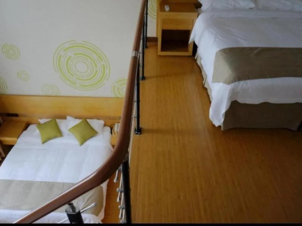 Bed in GreenTree Inn Suzhou Changshu North Haiyu Road Changhui Square Express Hotel