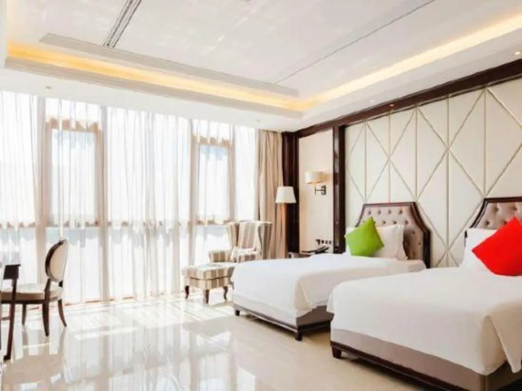 Bed in Jinsha Seaview Hotel Sanya