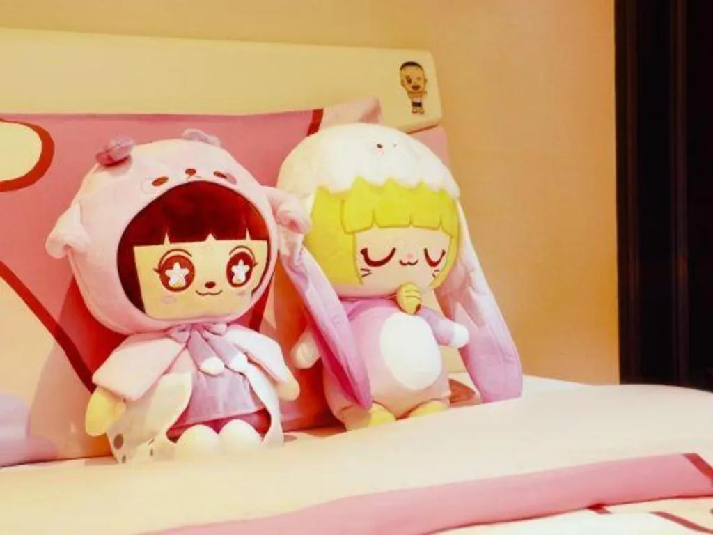 Bed in Jinsha Seaview Hotel Sanya