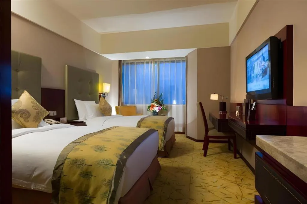 Bed in WYNDHAM HOTEL XIAN