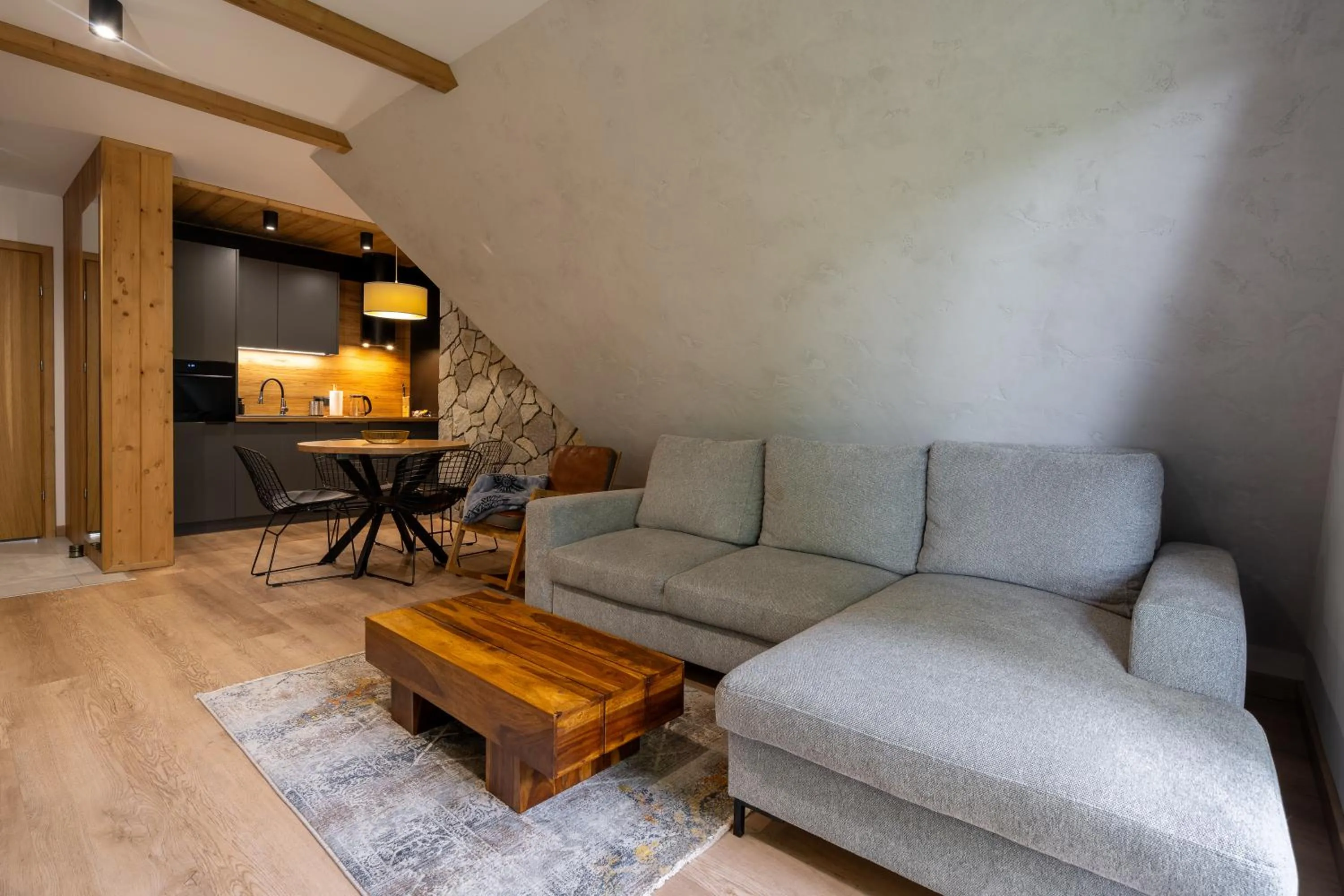 Living room in RentPlanet - Apartament Salwatoriańska