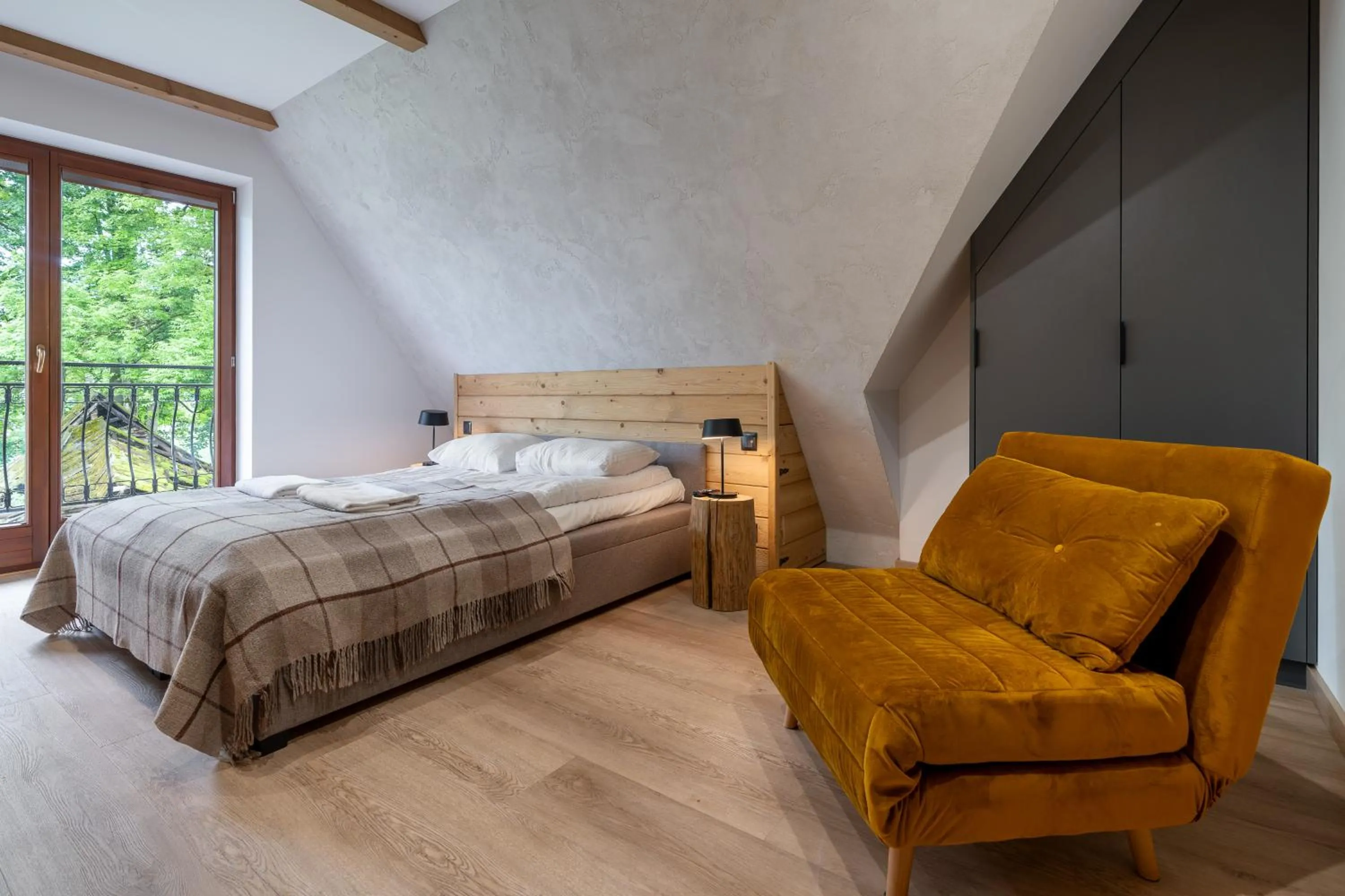 Bed in RentPlanet - Apartament Salwatoriańska