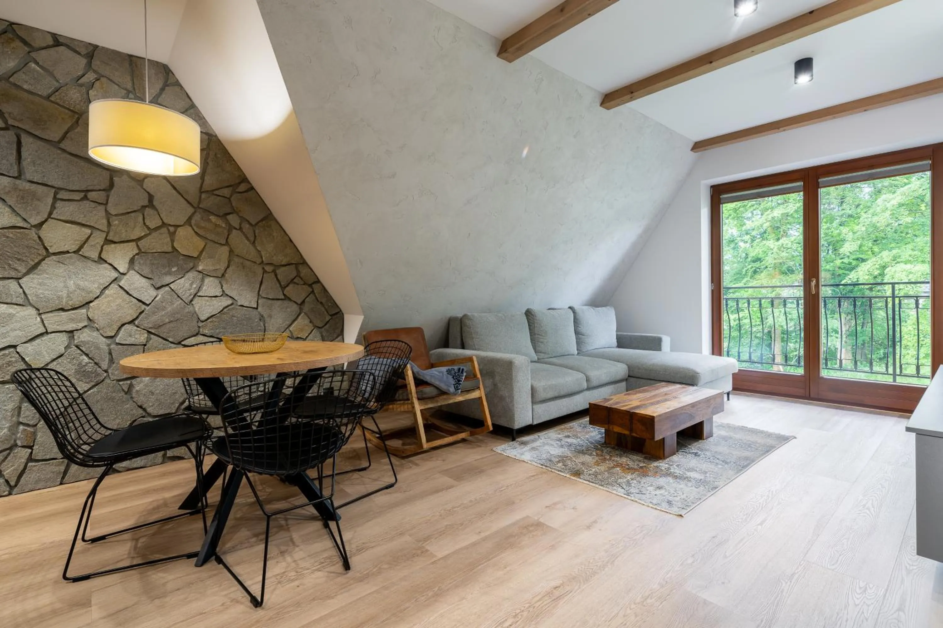 Living room in RentPlanet - Apartament Salwatoriańska