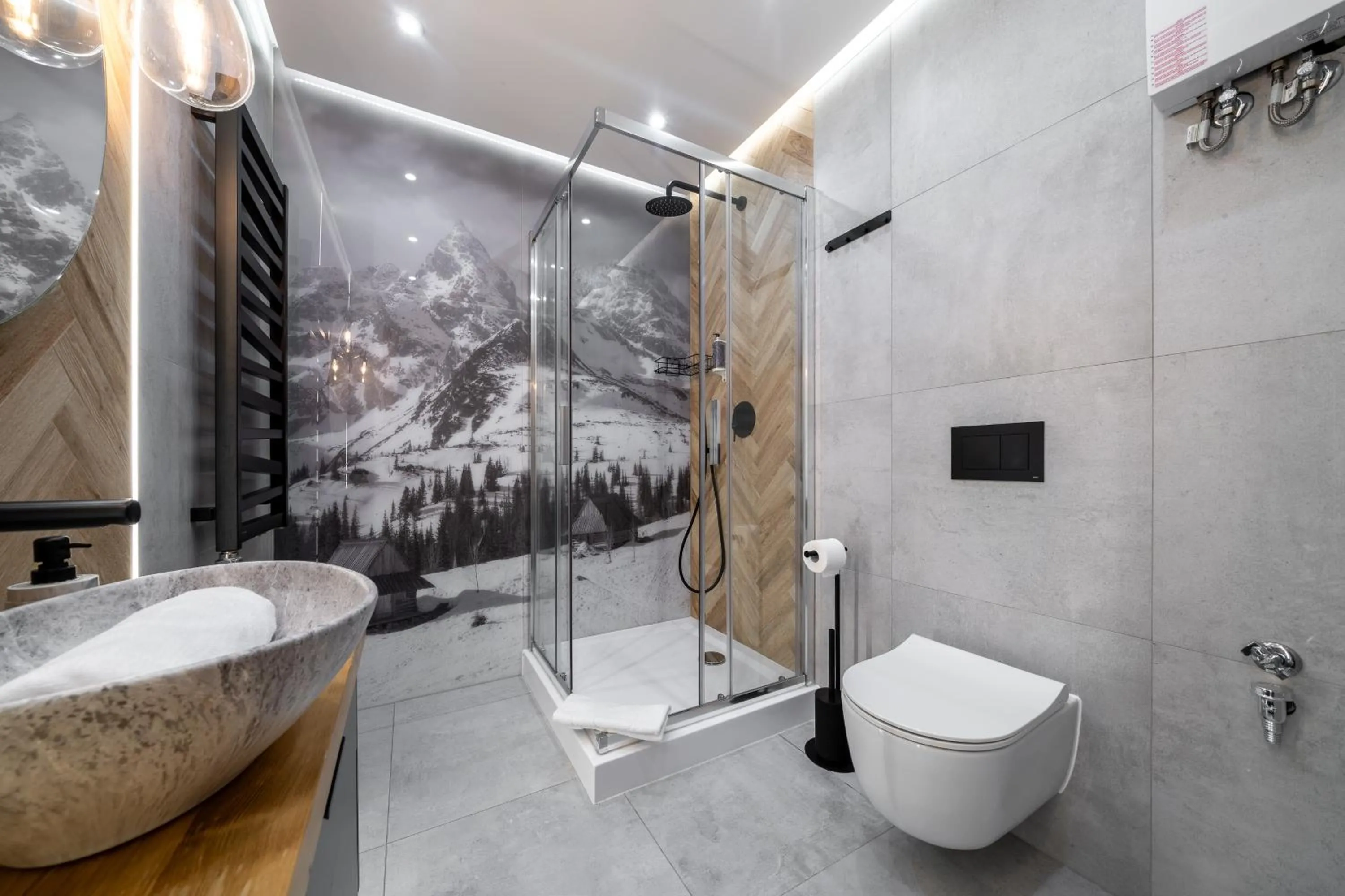 Shower in RentPlanet - Apartament Salwatoriańska