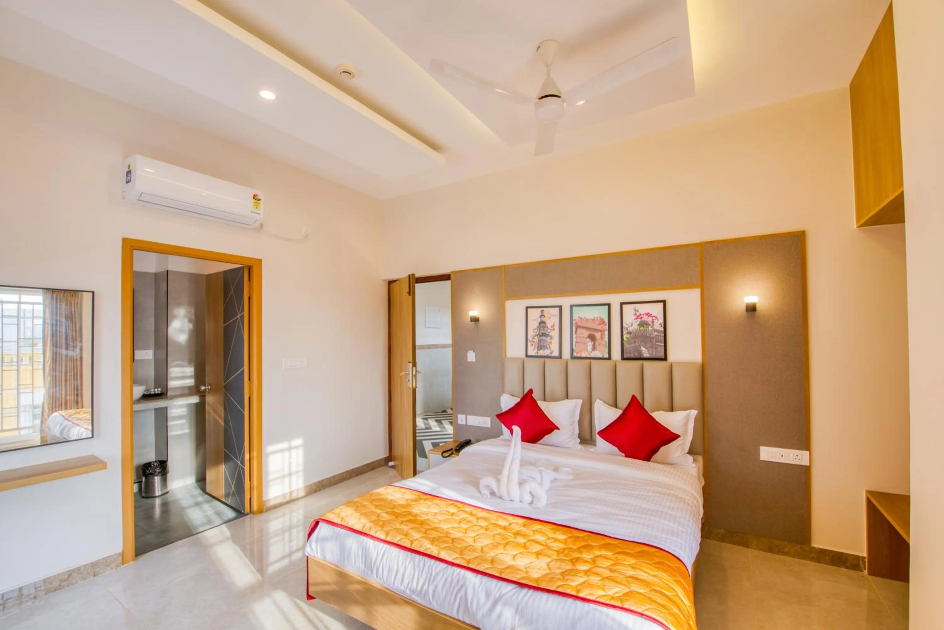 Bed in Hotel Sunlight