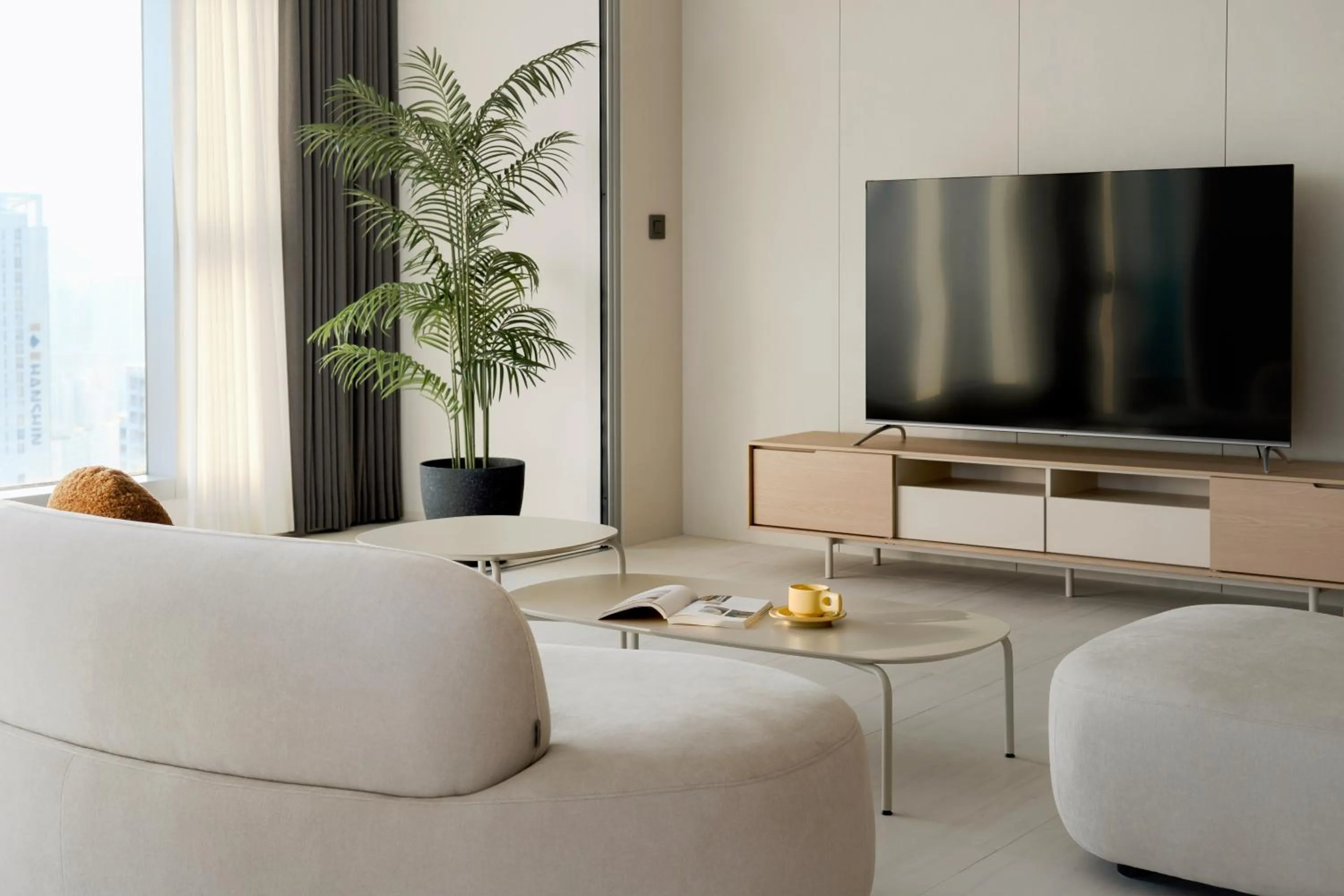 Living room in Le Collective Haeundae Paragraf