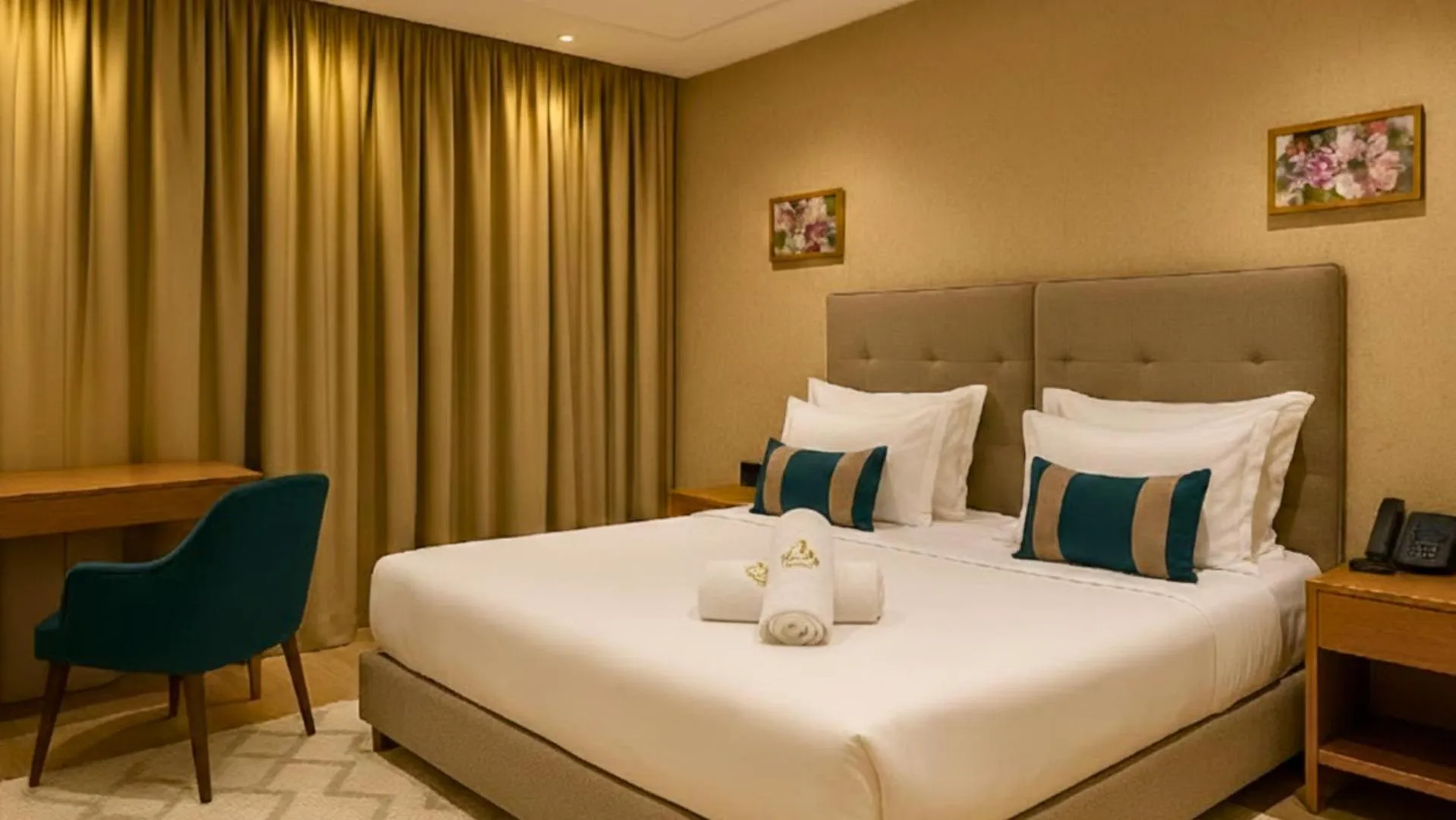 Bed in Kyriad Prestige City Center Tunis