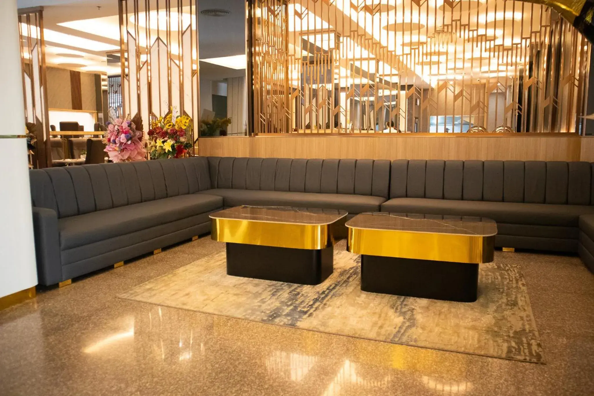 Lobby or reception in Aglow Hotel Harbor Bay Batam Lobby or reception in Aglow Hotel Harbor Bay Batam