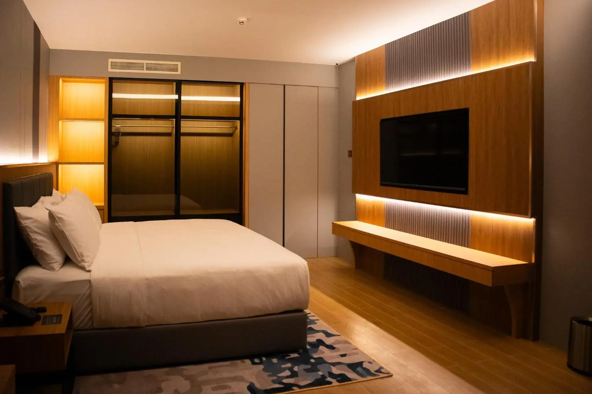 Bed in Aglow Hotel Harbor Bay Batam Bed in Aglow Hotel Harbor Bay Batam