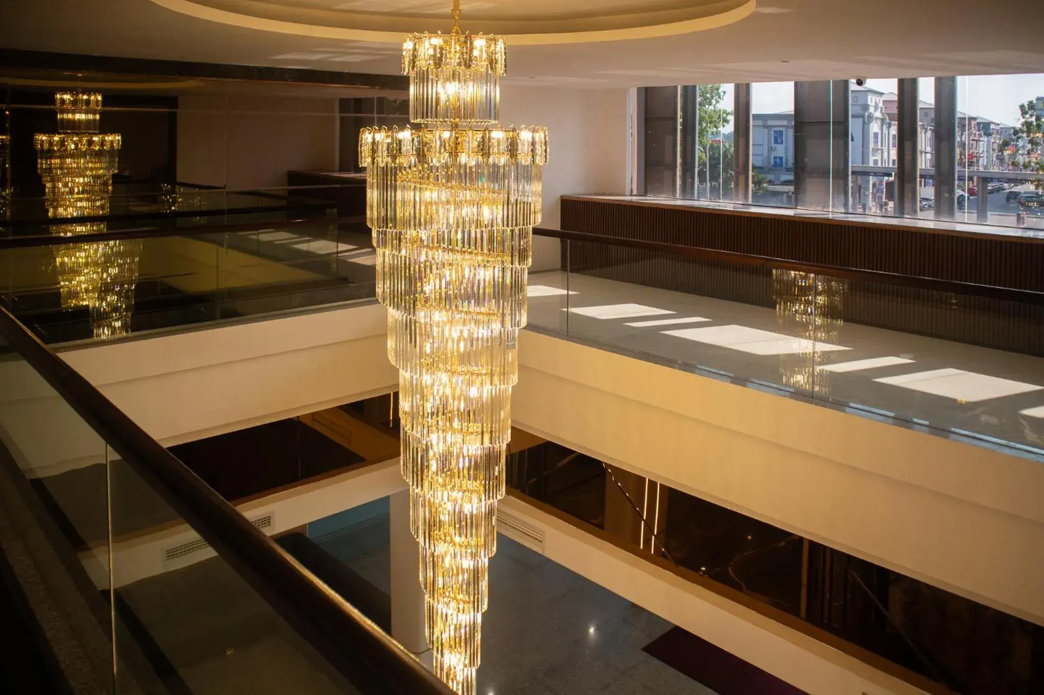 Lobby or reception in Aglow Hotel Harbor Bay Batam Lobby or reception in Aglow Hotel Harbor Bay Batam