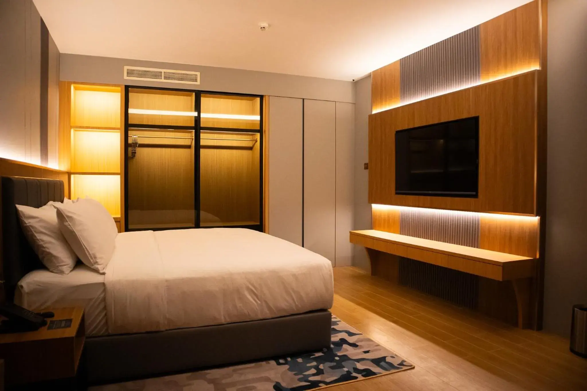 Bed in Aglow Hotel Harbor Bay Batam Bed in Aglow Hotel Harbor Bay Batam