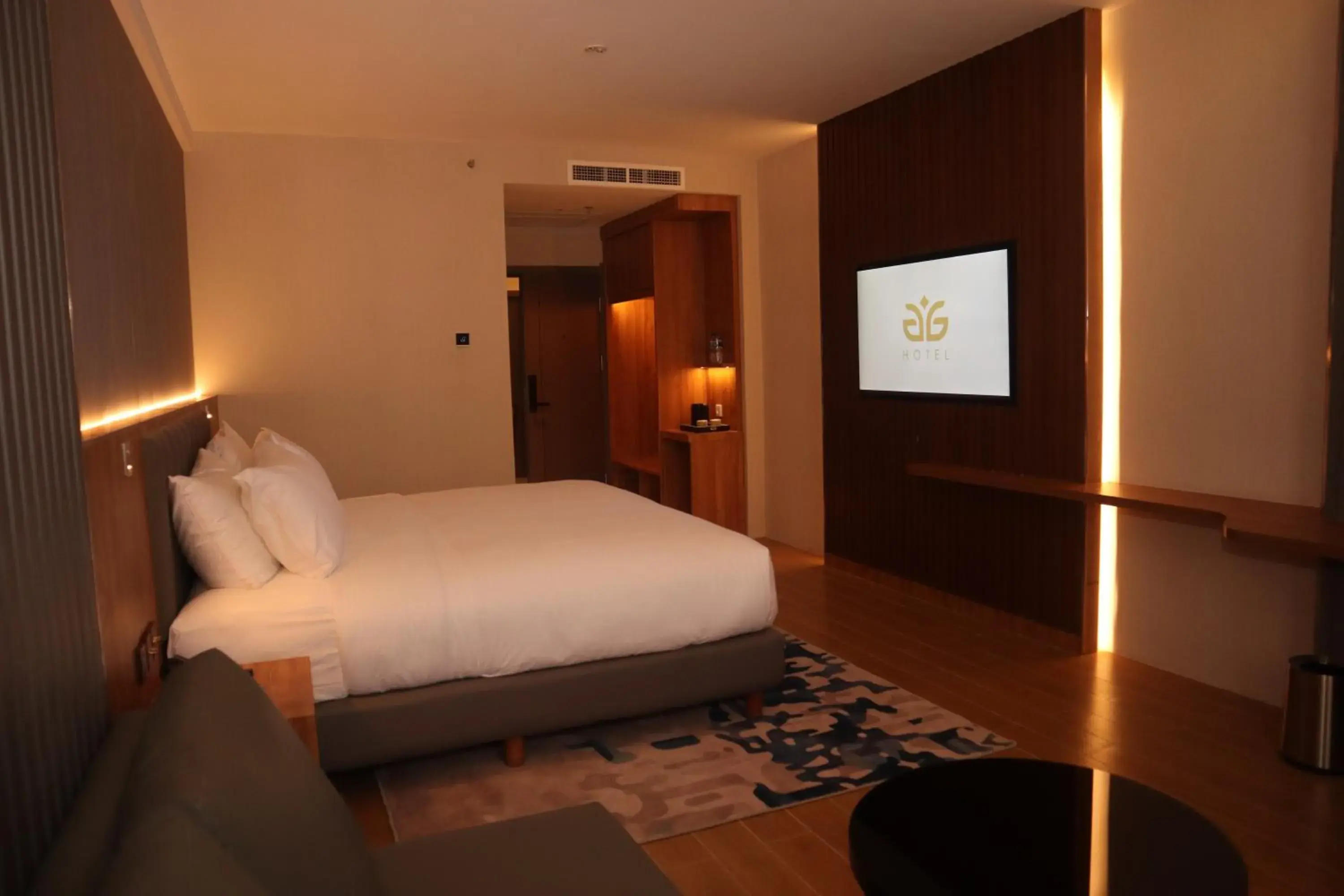 Bed in Aglow Hotel Harbor Bay Batam Bed in Aglow Hotel Harbor Bay Batam