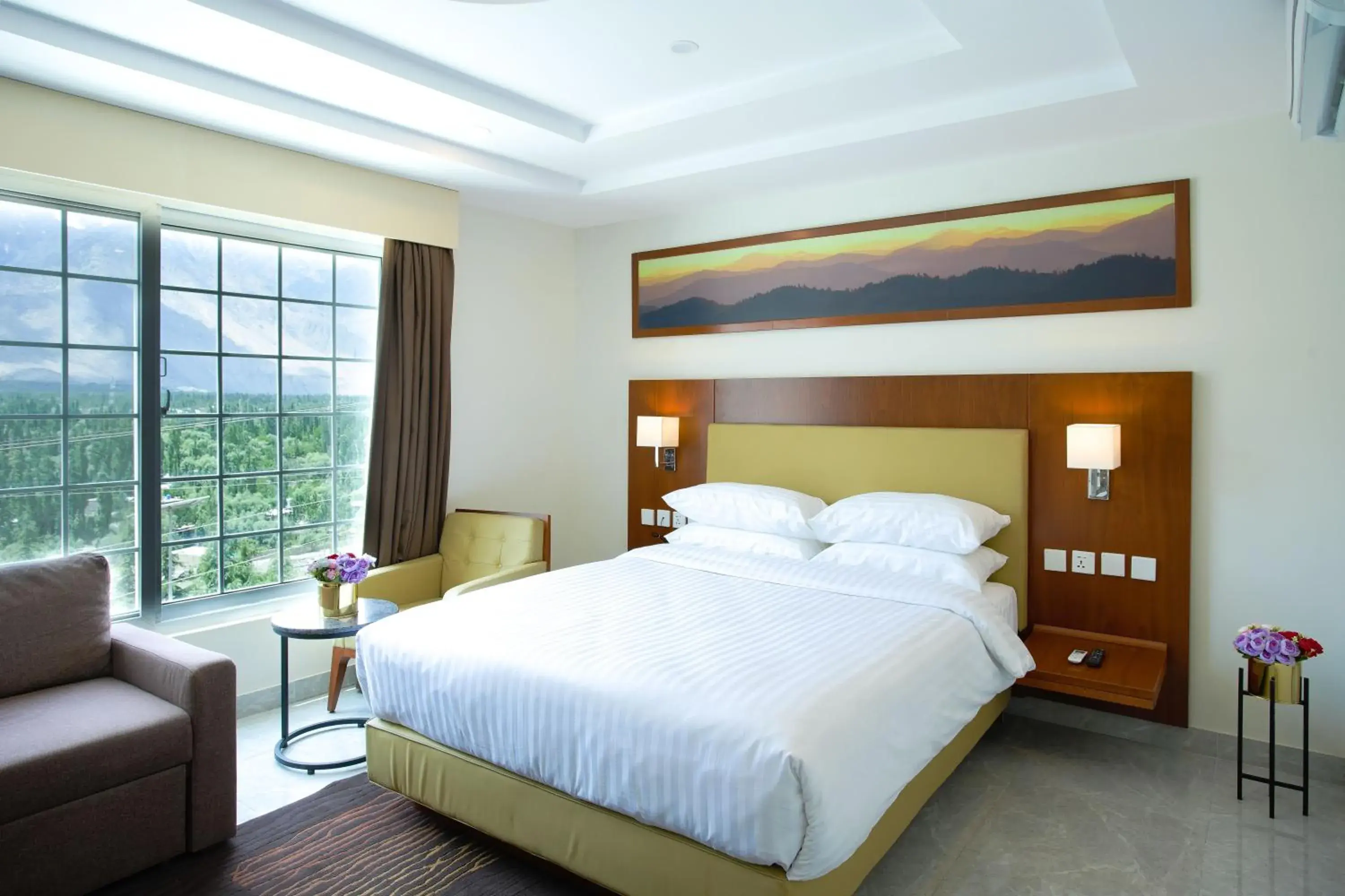 Bedroom, Bed in Avari Xpress Skardu Bedroom, Bed in Avari Xpress Skardu