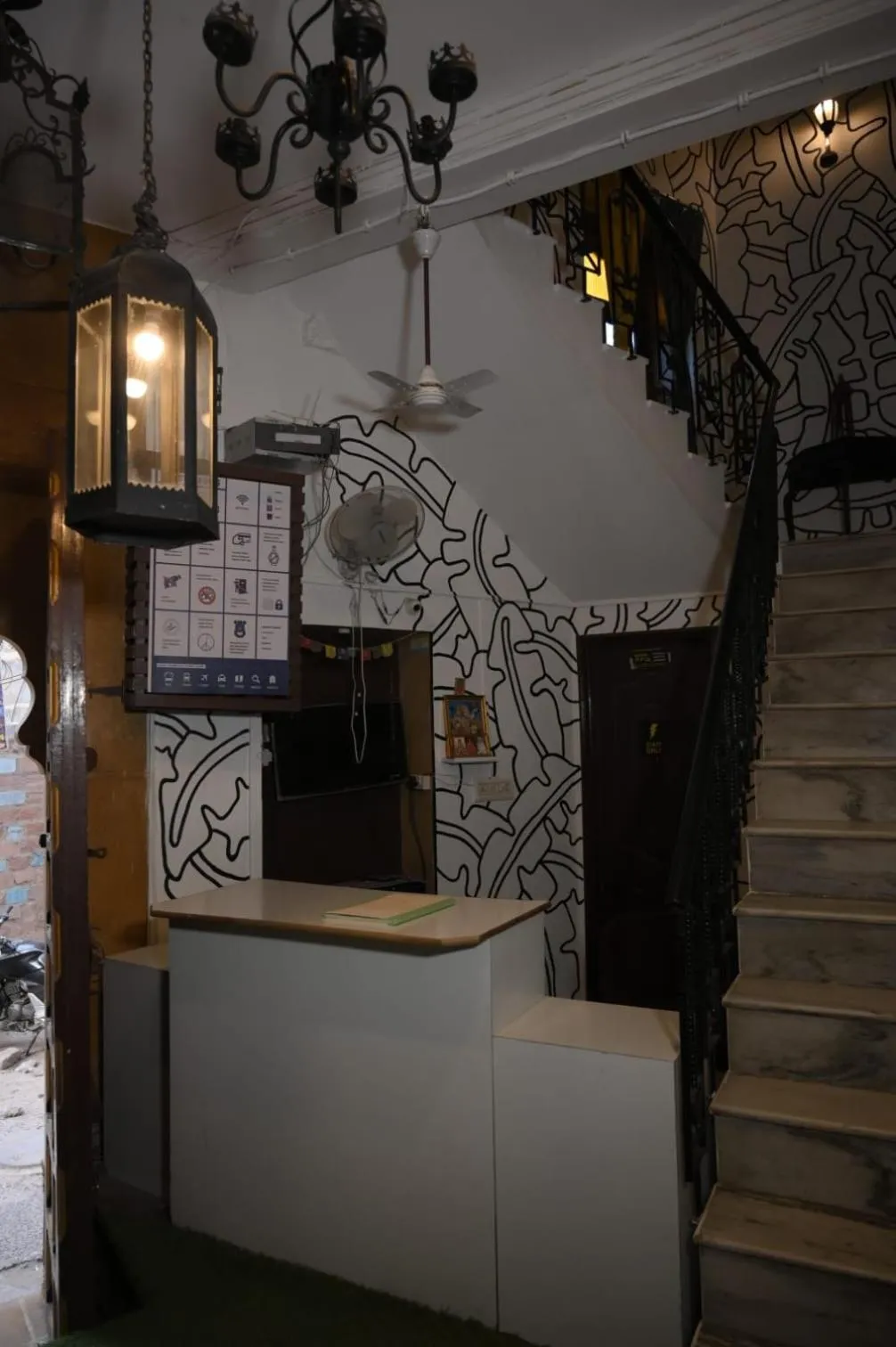 Lobby or reception in Hostel Vostel