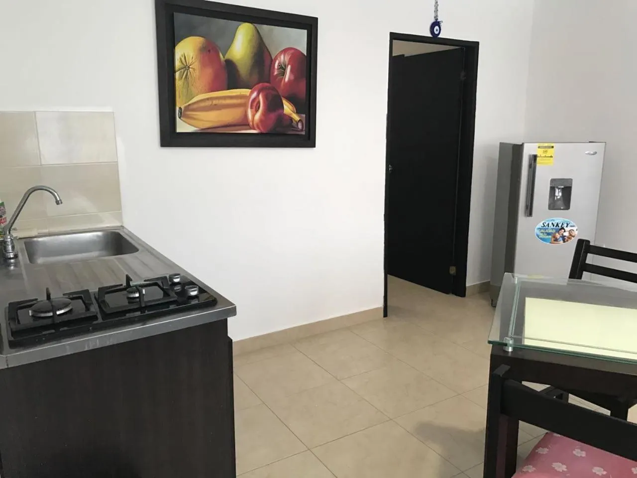 Kitchen or kitchenette in Caribbean Island Hotel piso 1