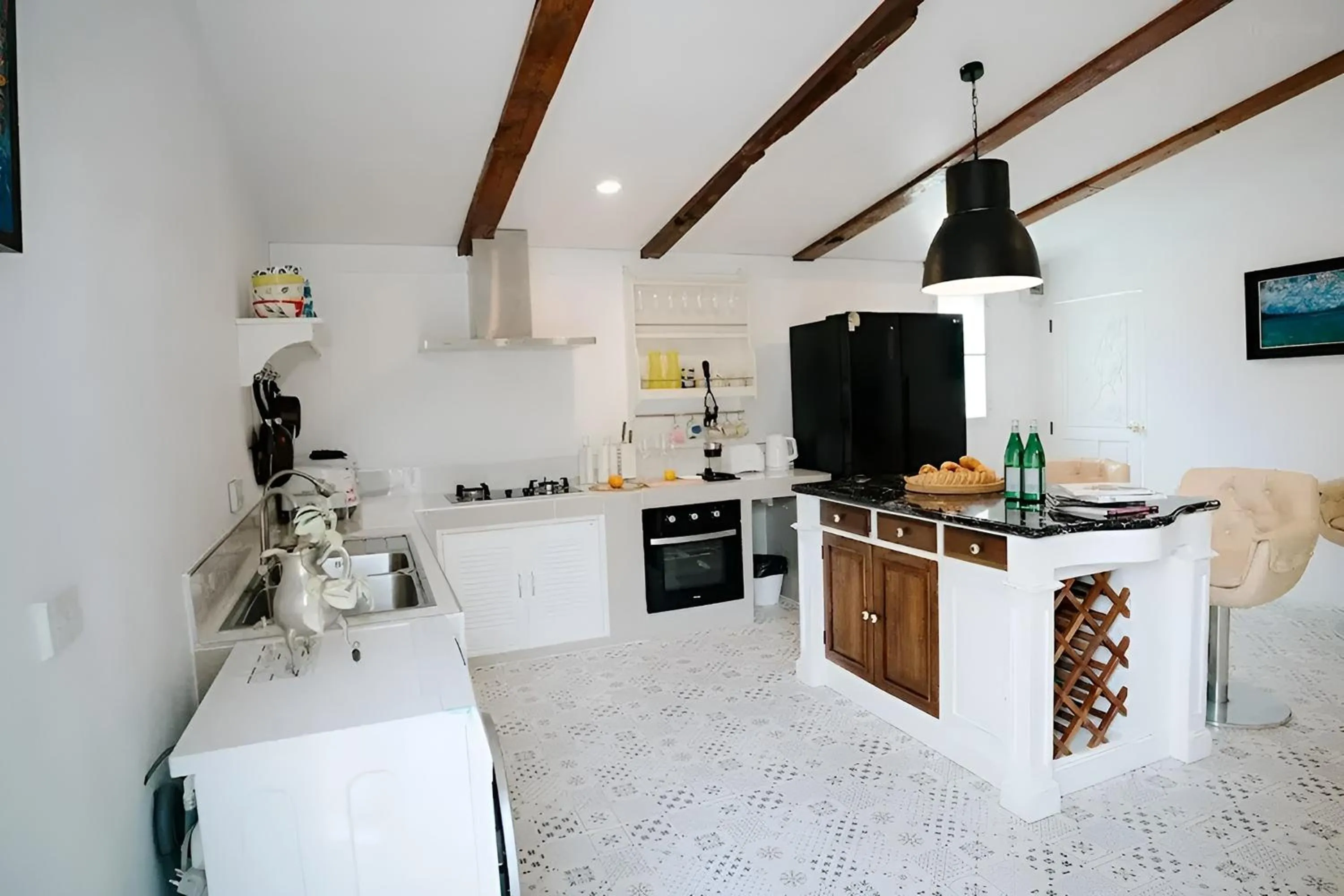 kitchen in Villa Cavallo Chiangrai