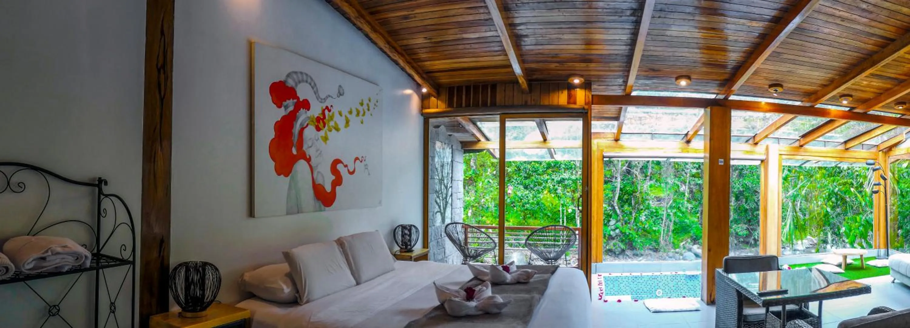 Suite with River View in Saguamby Mindo Lodge