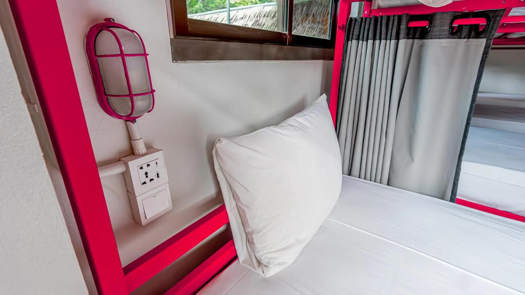 Bed in Slumber Party Beach Club and Resort Koh Phangan