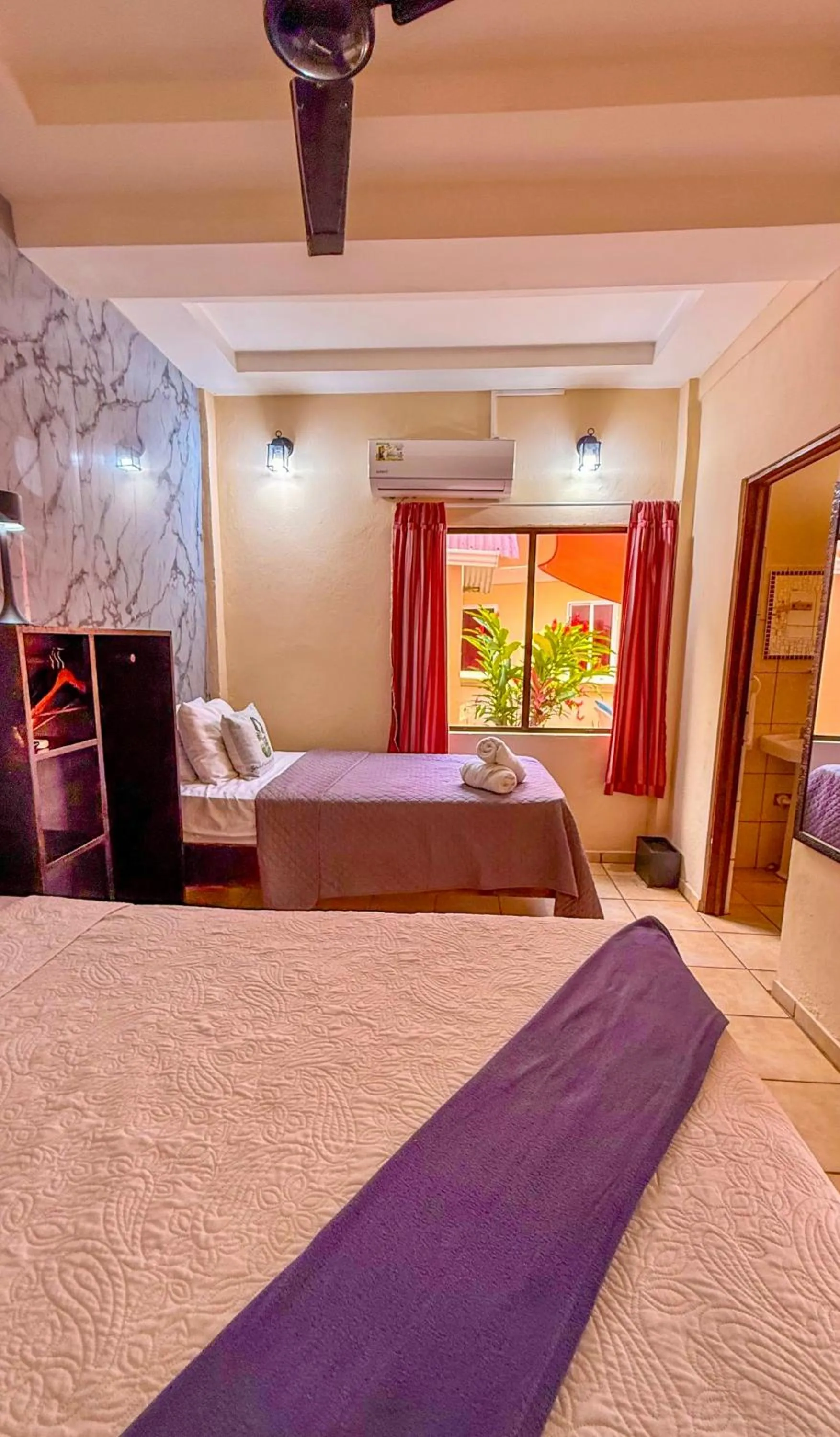 Bed in Hotel Beachfront Vista Hermosa