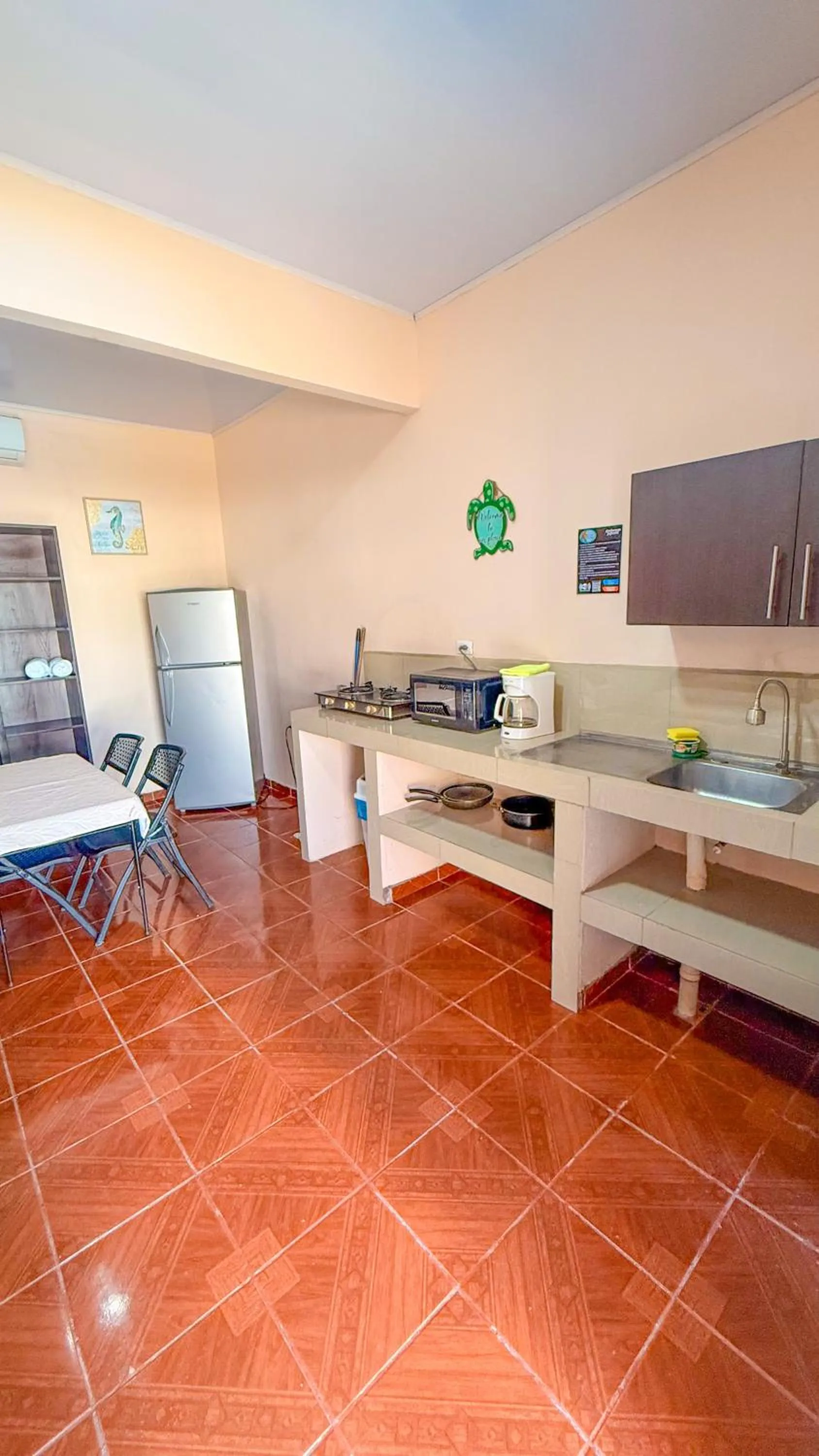 Kitchen or kitchenette in Hotel Beachfront Vista Hermosa