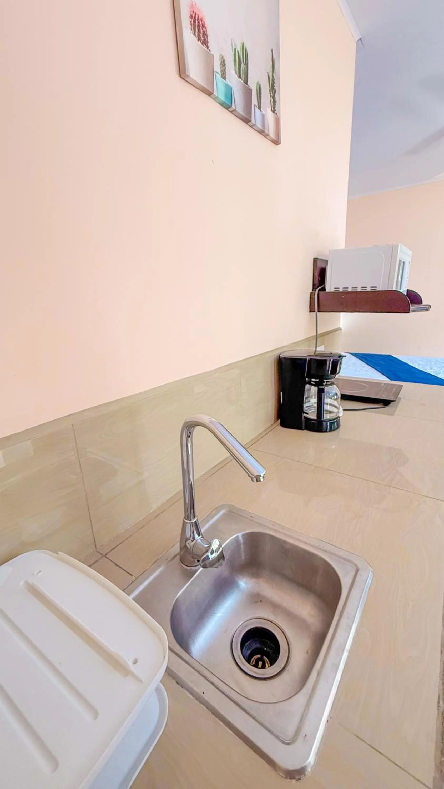 Kitchen or kitchenette in Hotel Beachfront Vista Hermosa