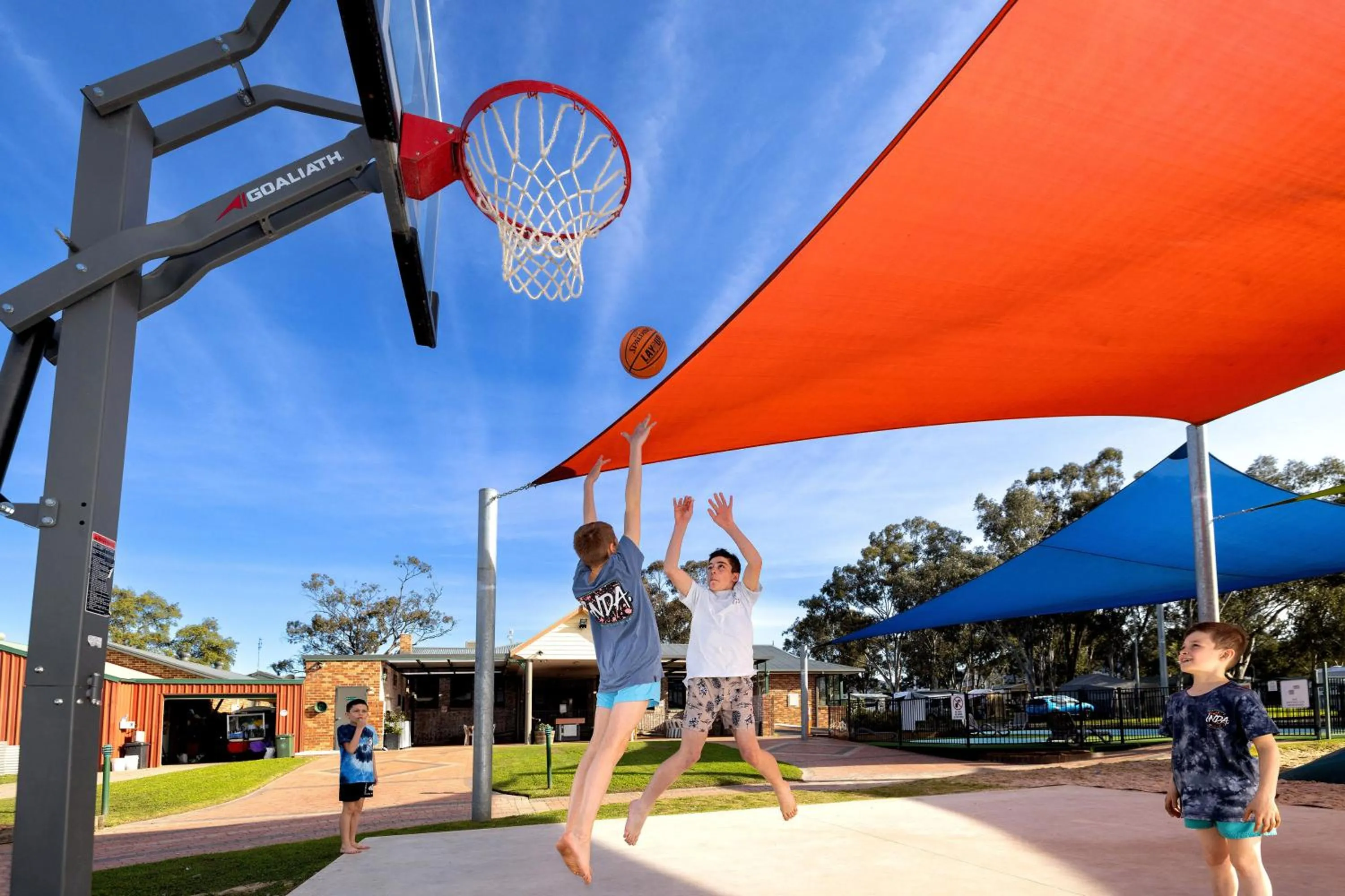 Children play ground in BIG4 Mudgee Holiday Park