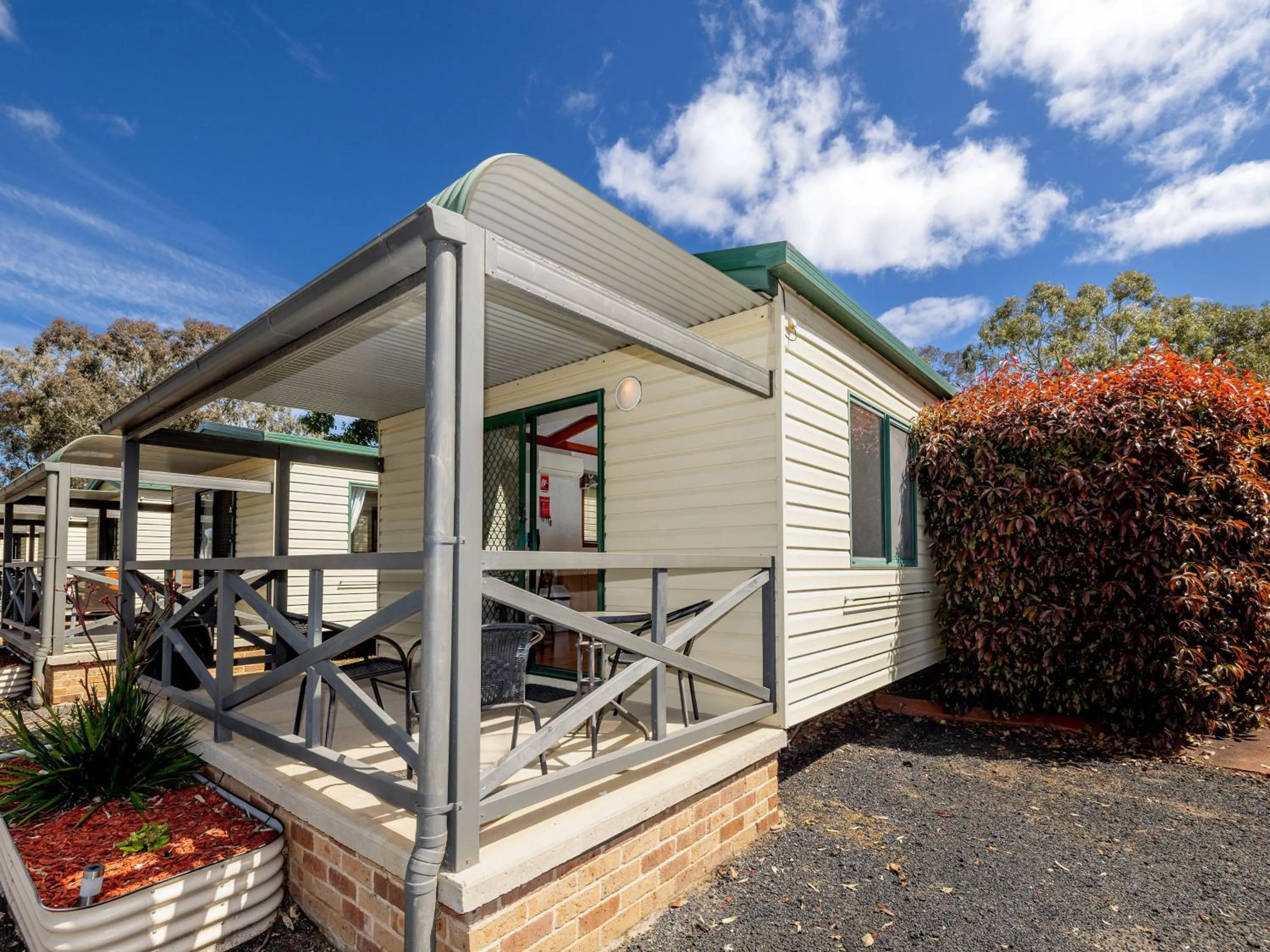 Balcony/Terrace in BIG4 Mudgee Holiday Park
