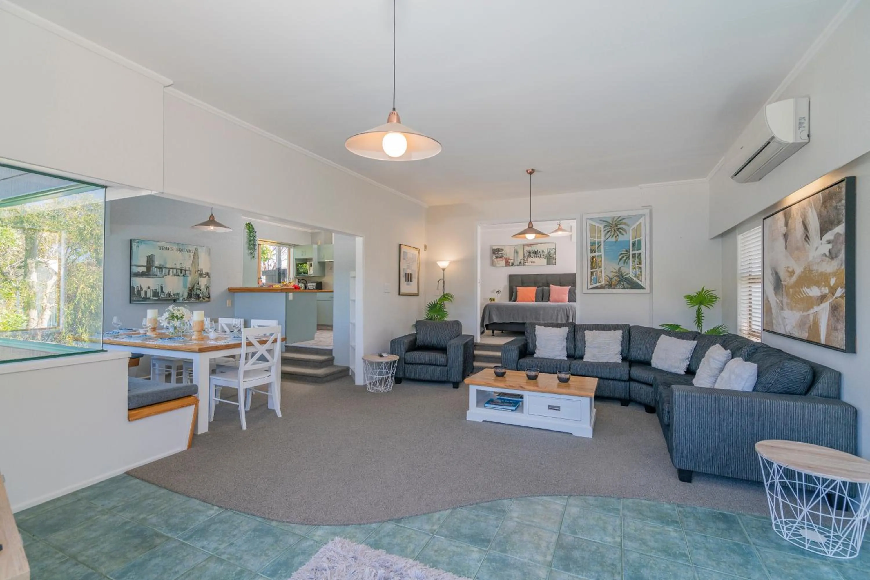 Kitchen or kitchenette in Oceans 88 Whitianga Coastal Suites