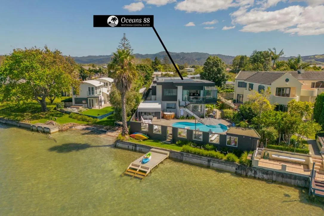 Bird's eye view in Oceans 88 Whitianga Coastal Suites