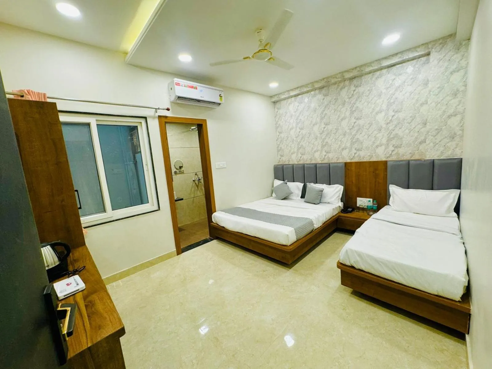 Bed in Hotel Najaf Palace