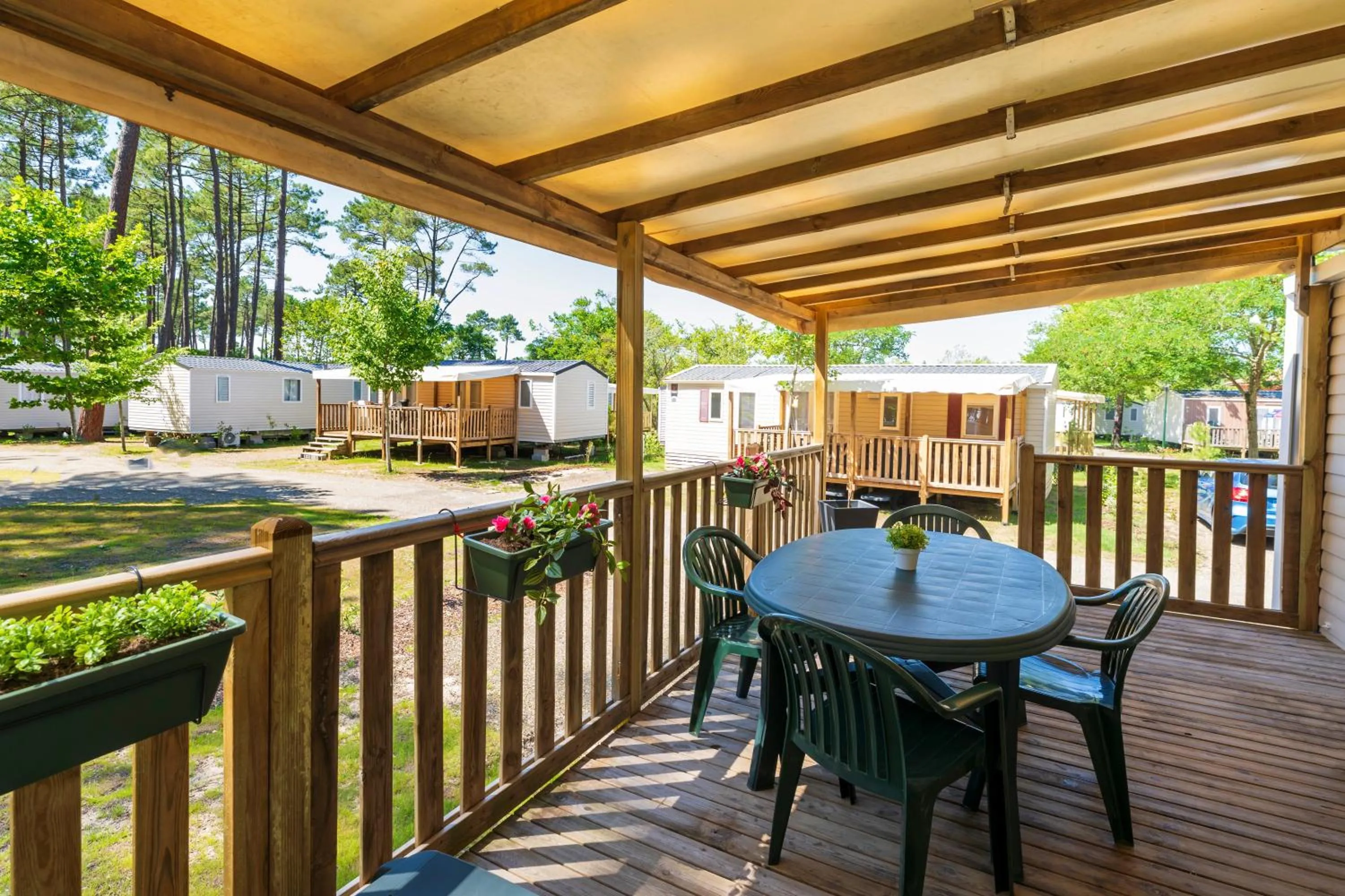 Property building in Camping Les Oyats