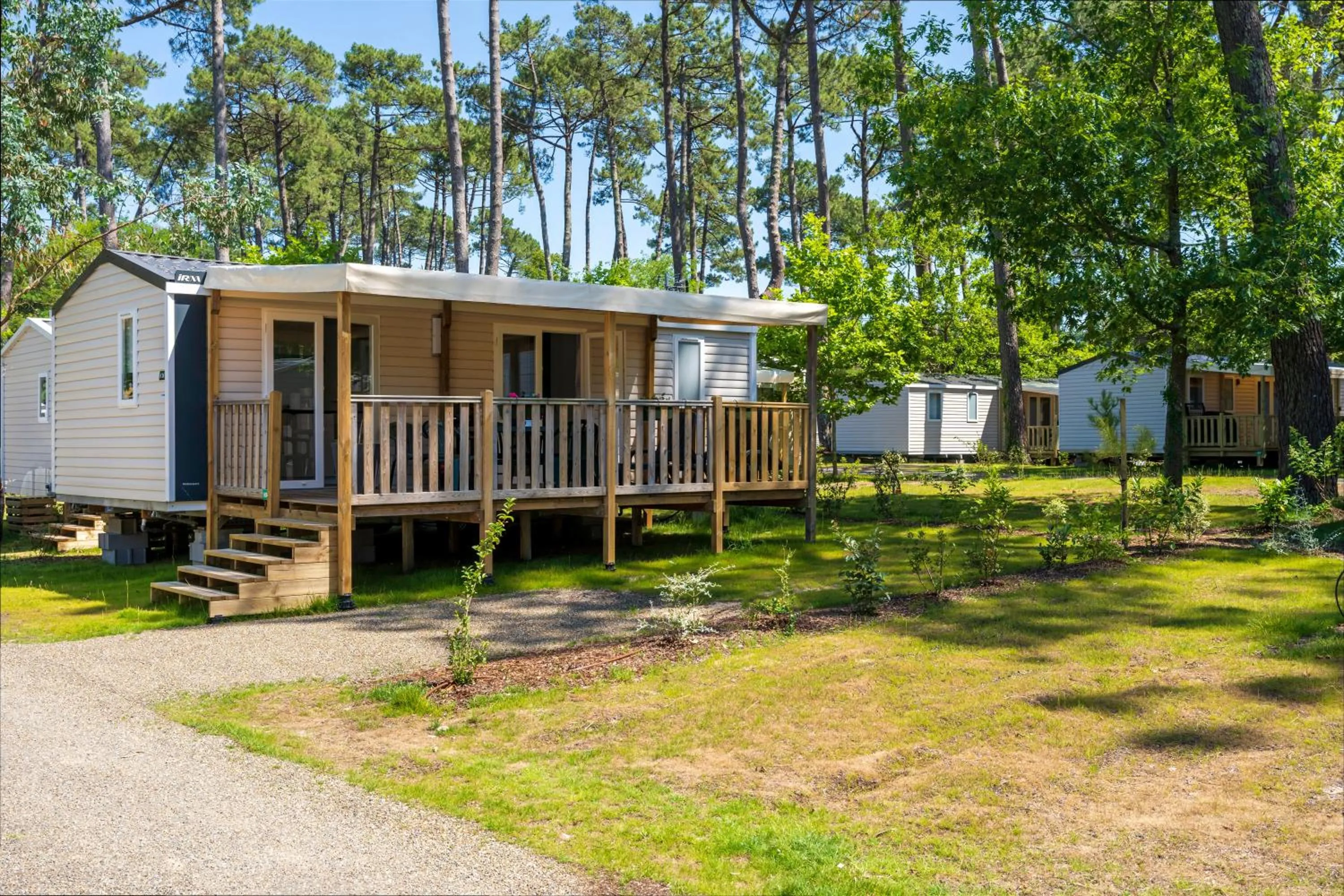 Property building in Camping Les Oyats