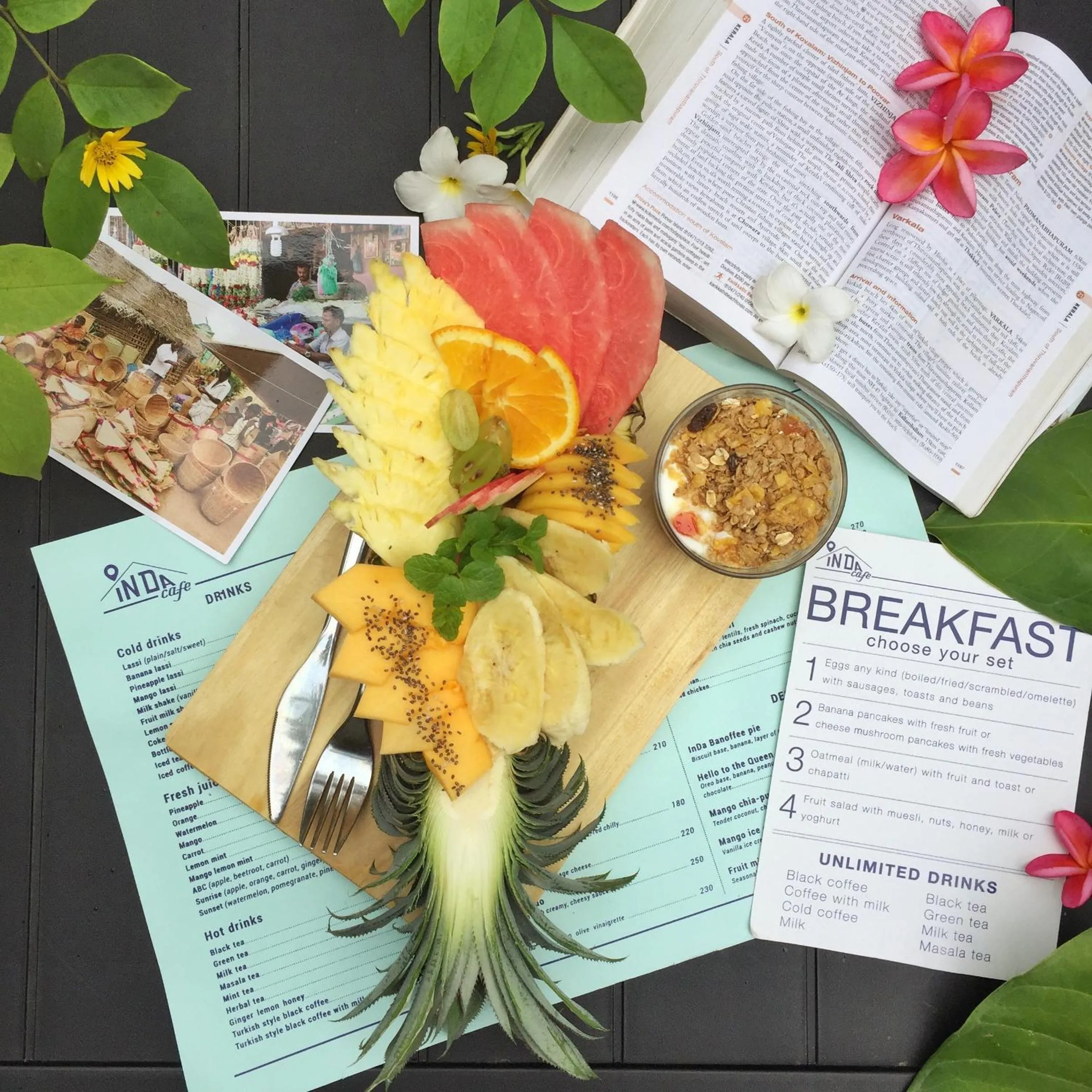 Food and drinks in InDa hotel