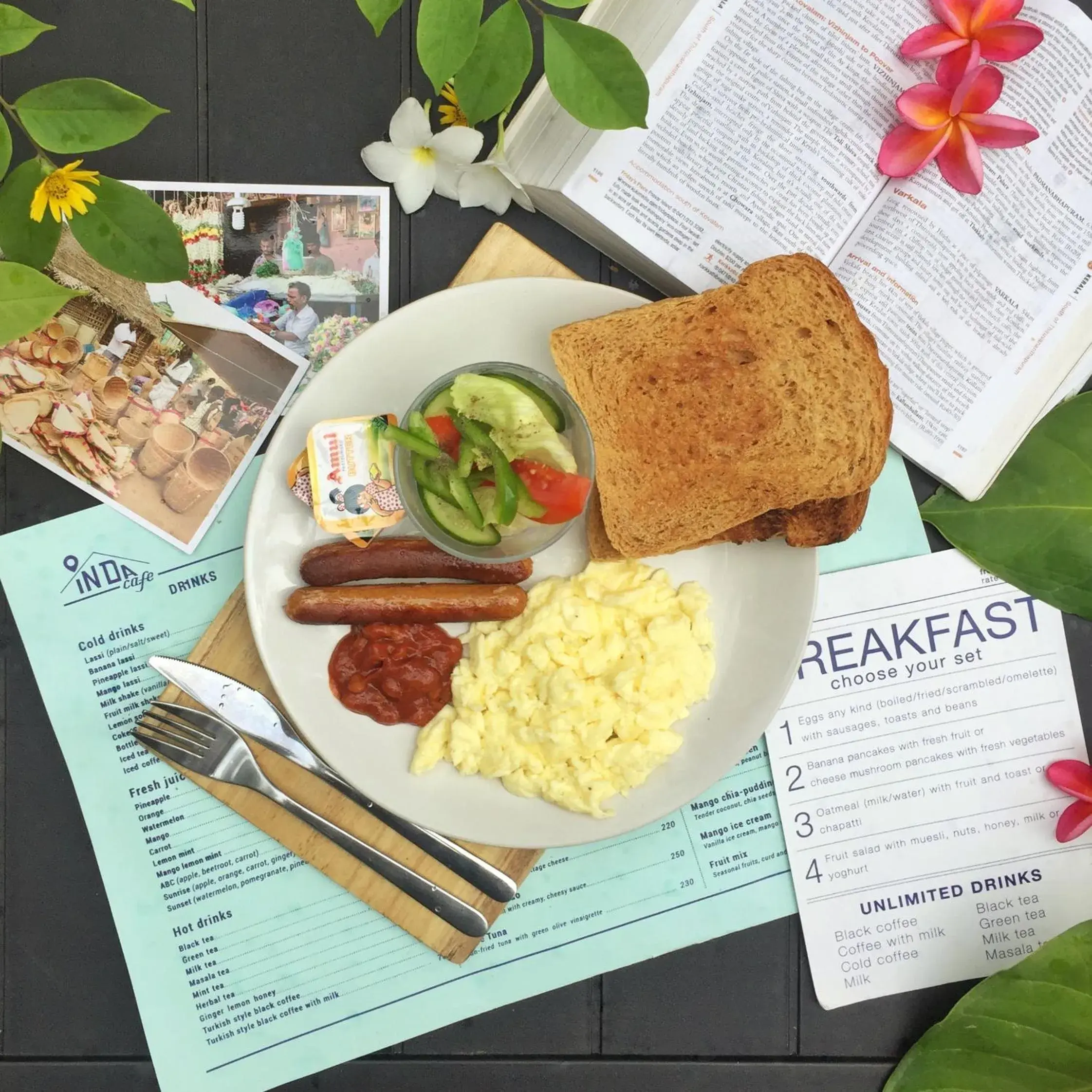 Food and drinks in InDa hotel Food and drinks in InDa hotel