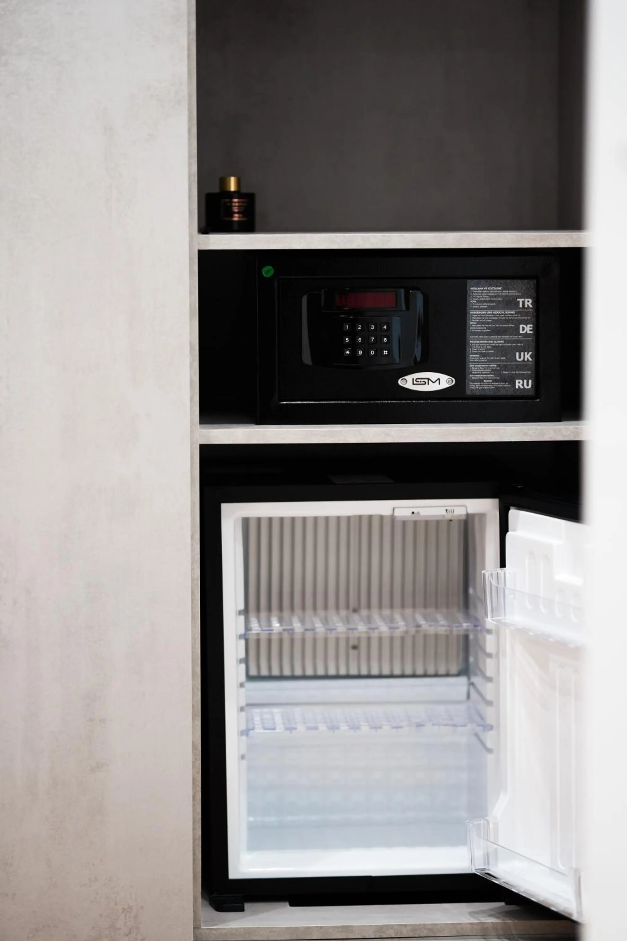 minibar in Naos Luxury Hotel