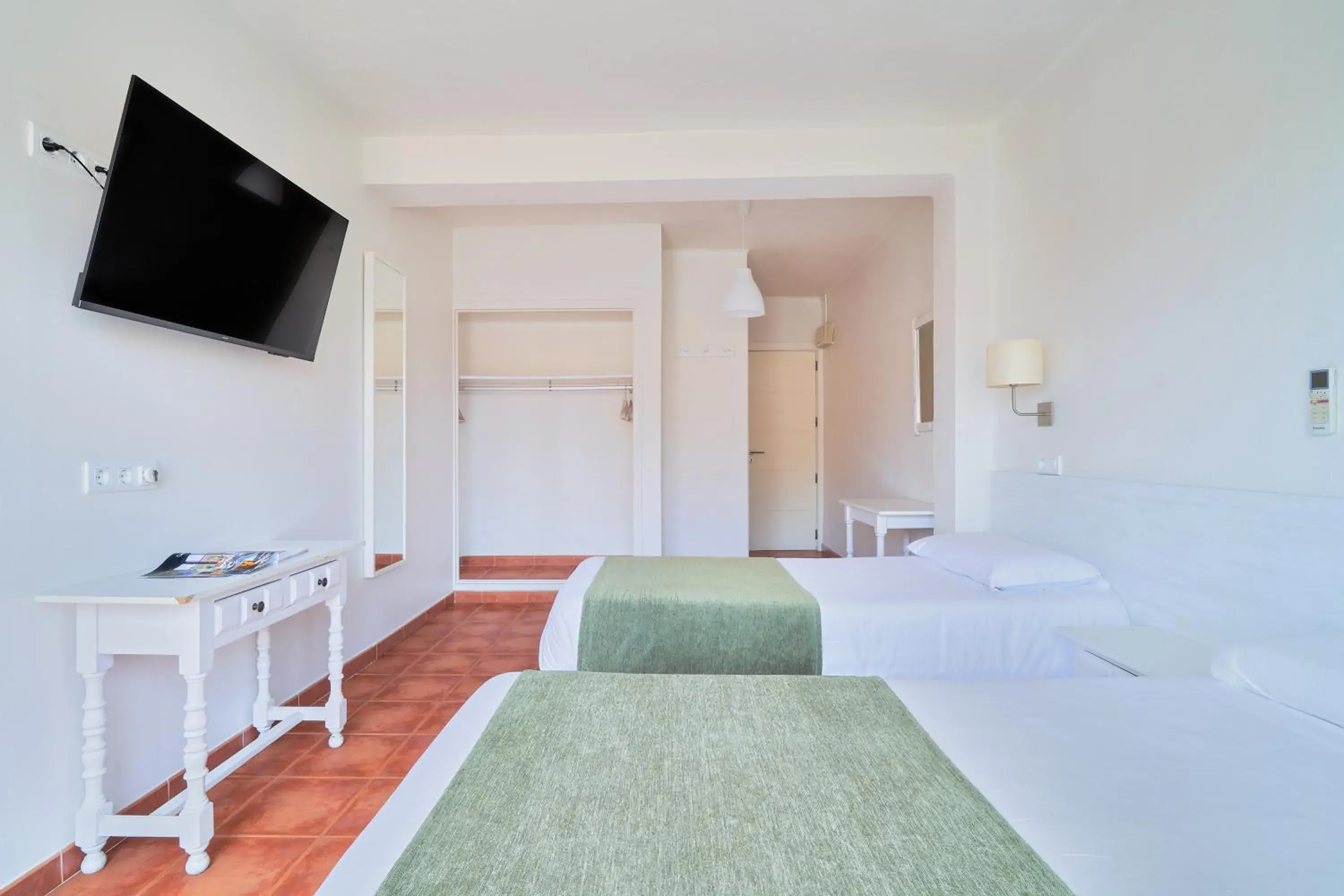 Bed in Hostal Sol y Miel Bed in Hostal Sol y Miel