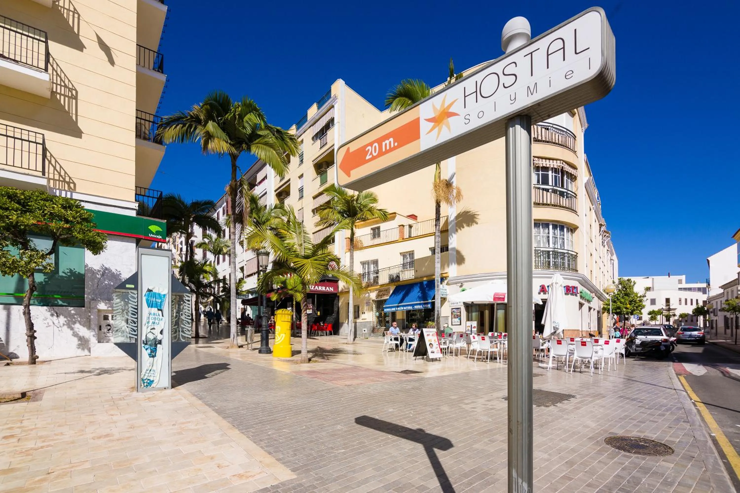 Logo/Certificate/Sign in Hostal Sol y Miel