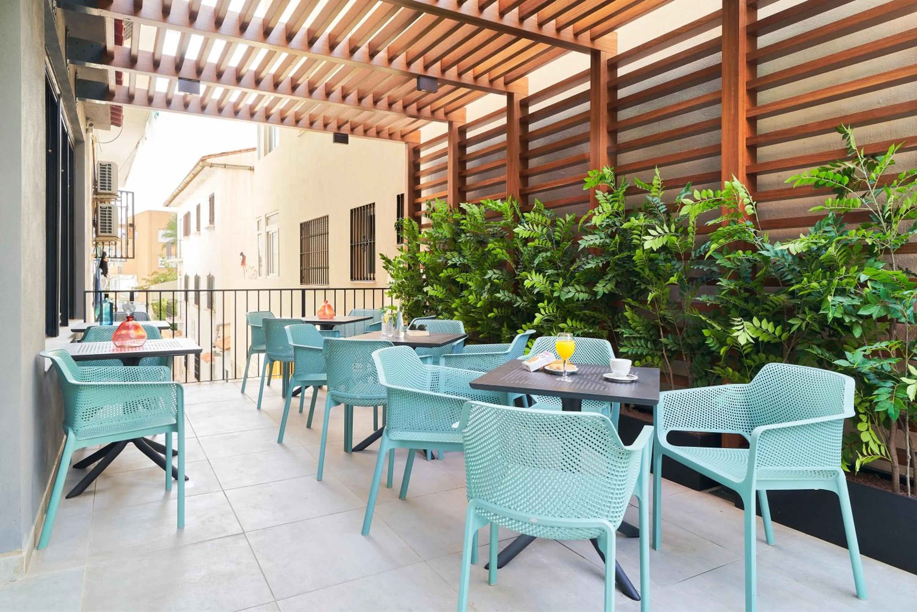 Patio in Hostal Sol y Miel