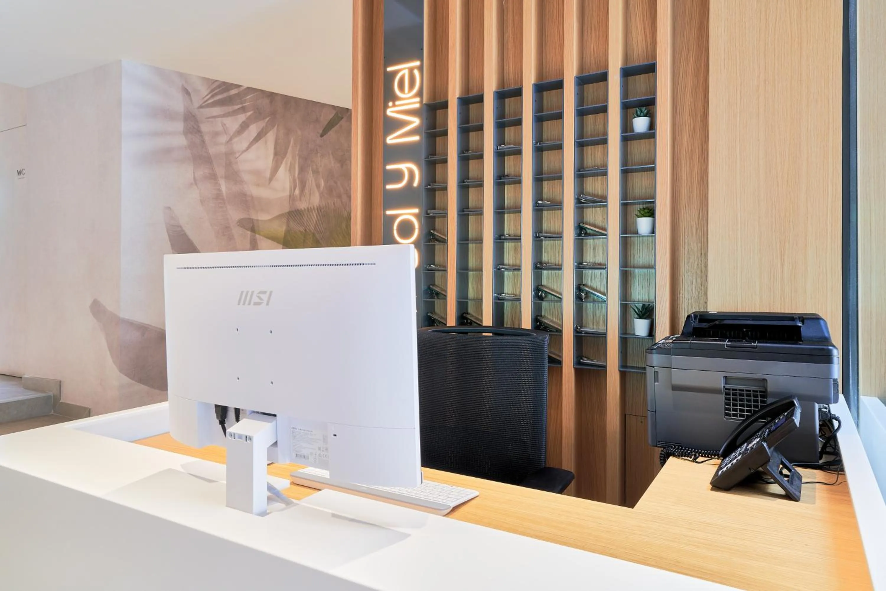 Lobby or reception in Hostal Sol y Miel