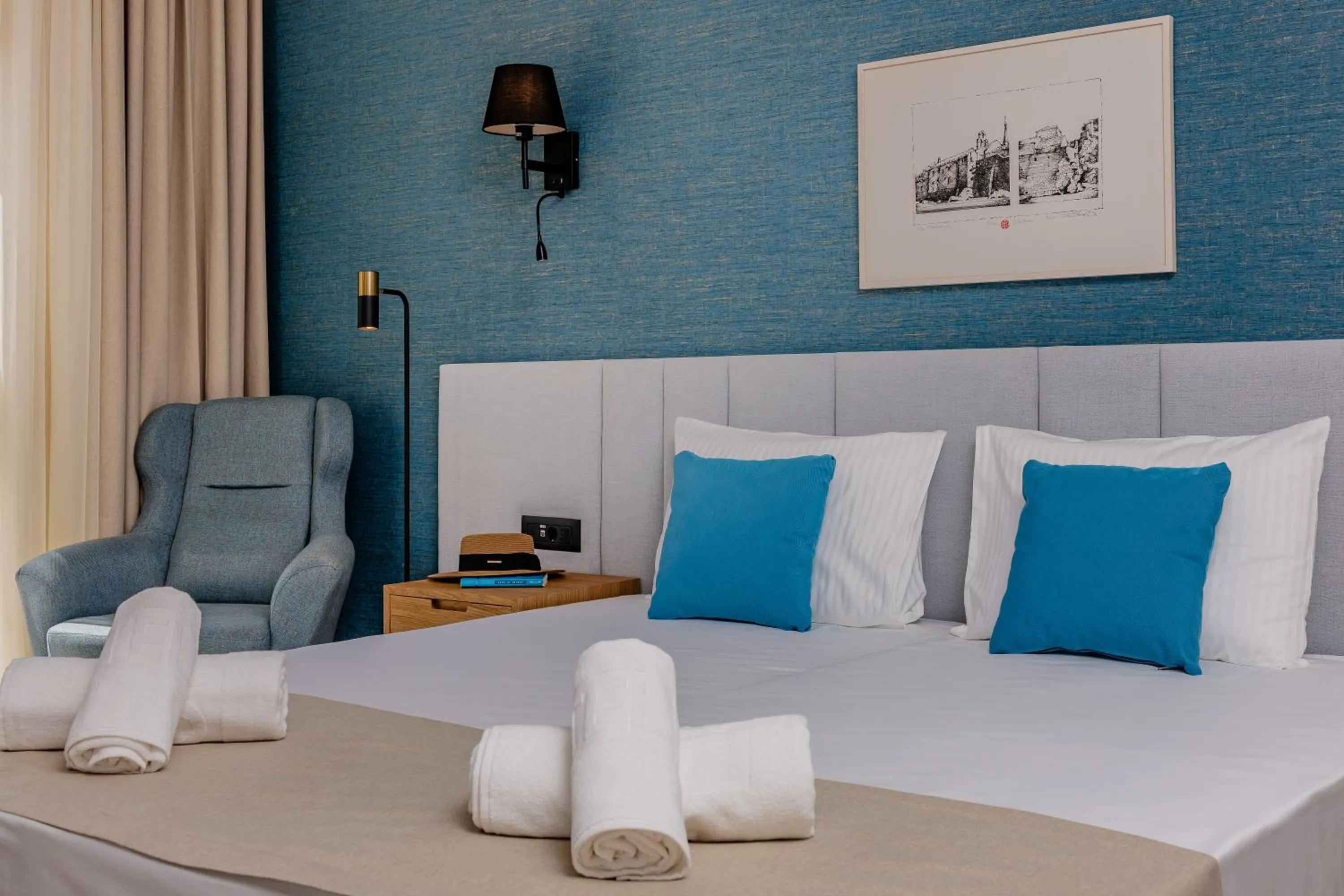 Bedroom, Bed in Hotel AQUILO