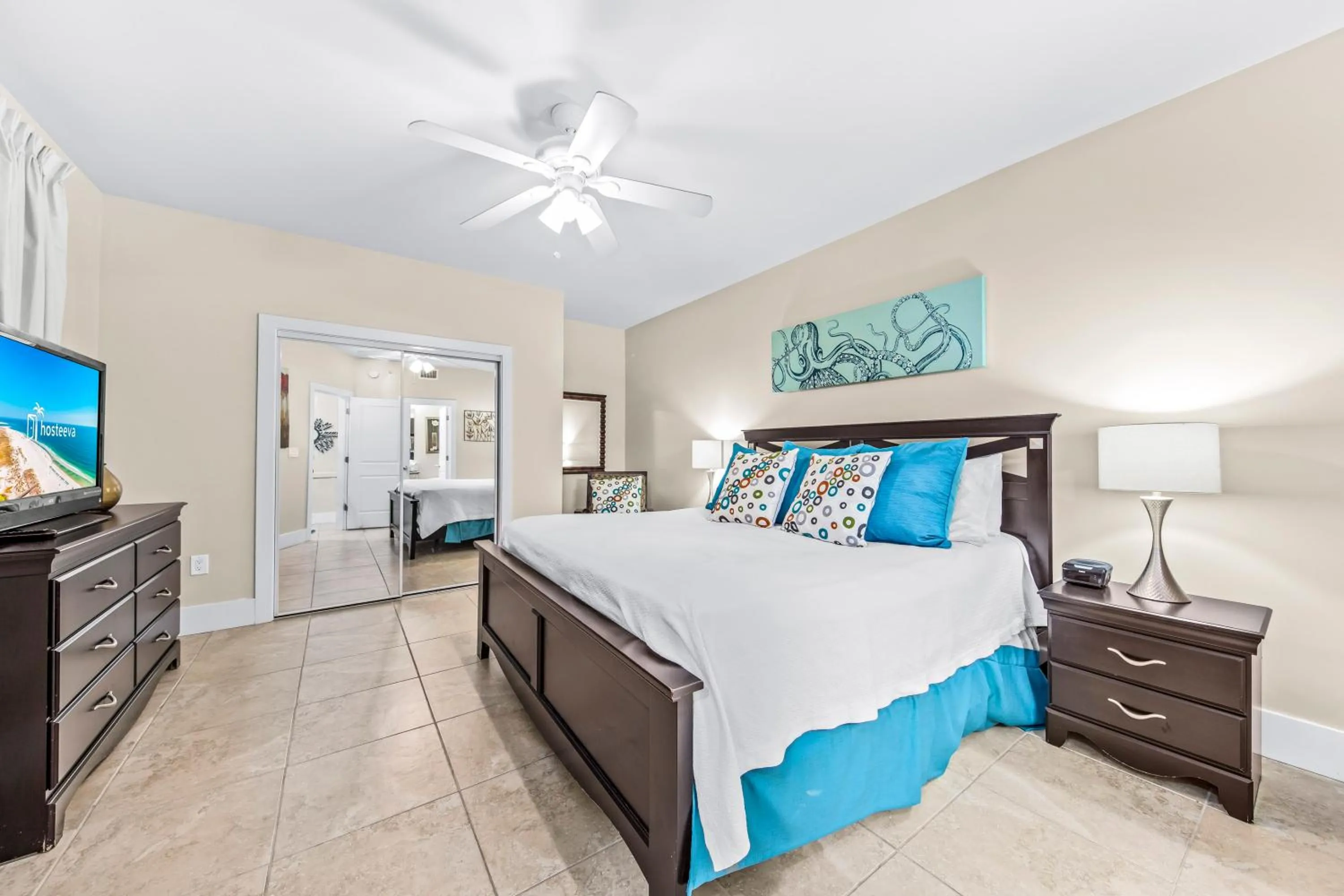 Bedroom, Bed in Caribe Resort by Hosteeva