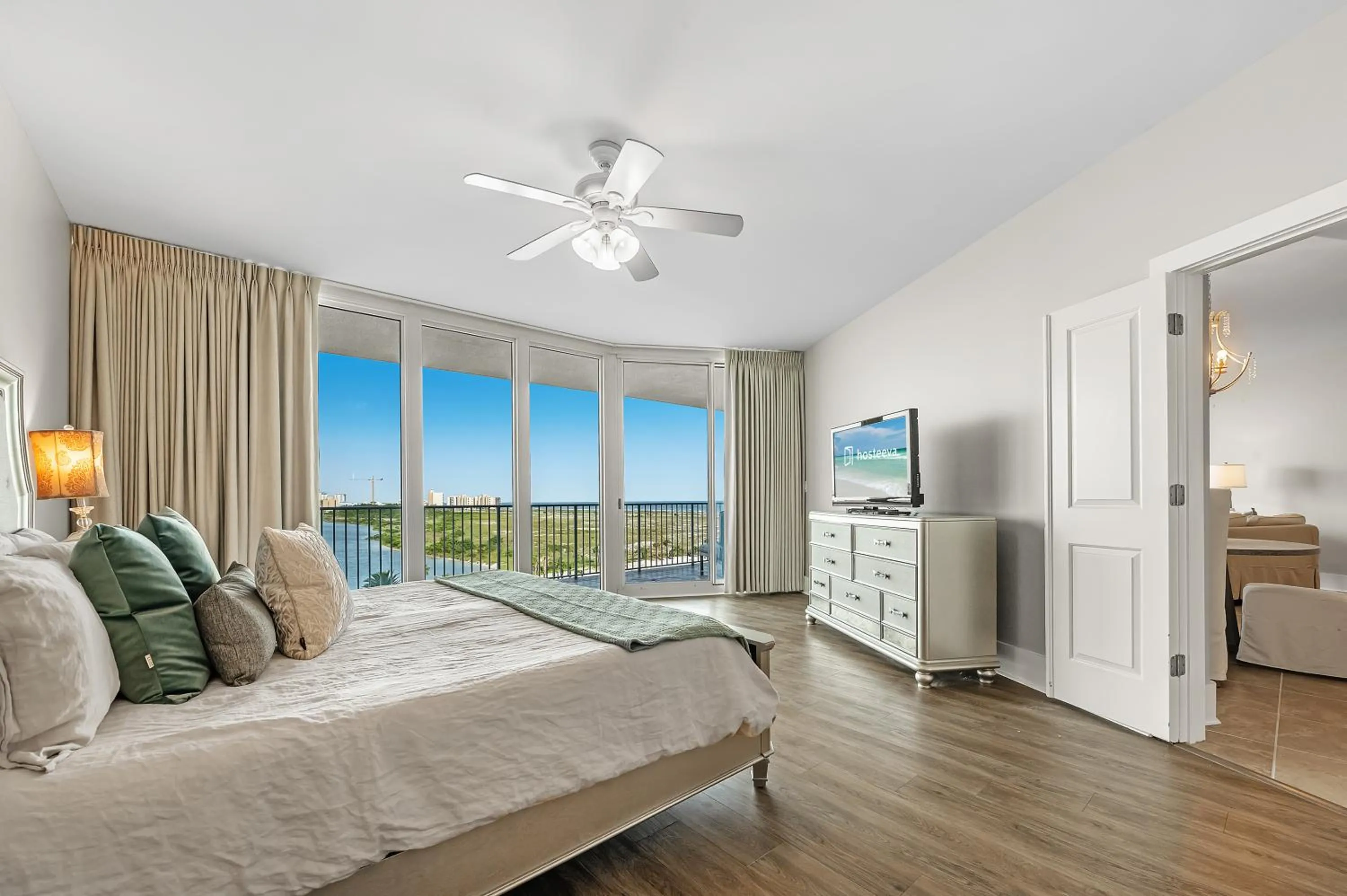 Bedroom, Bed in Caribe Resort by Hosteeva