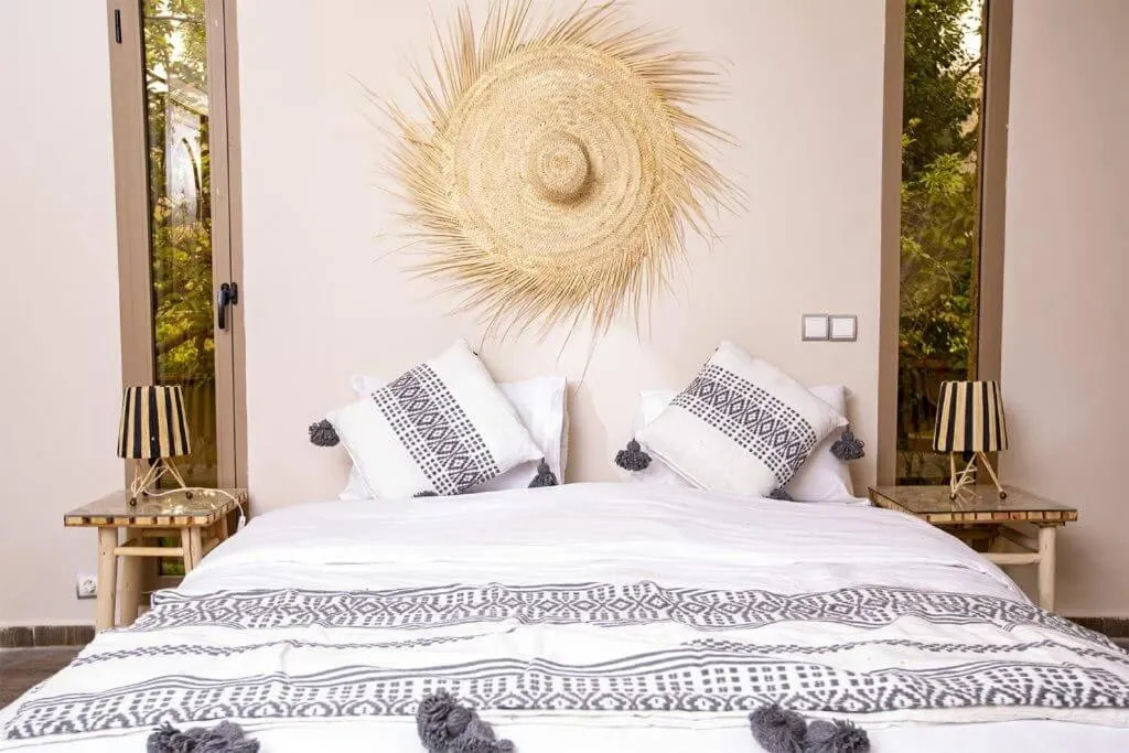 Bed in The garden of Asni
