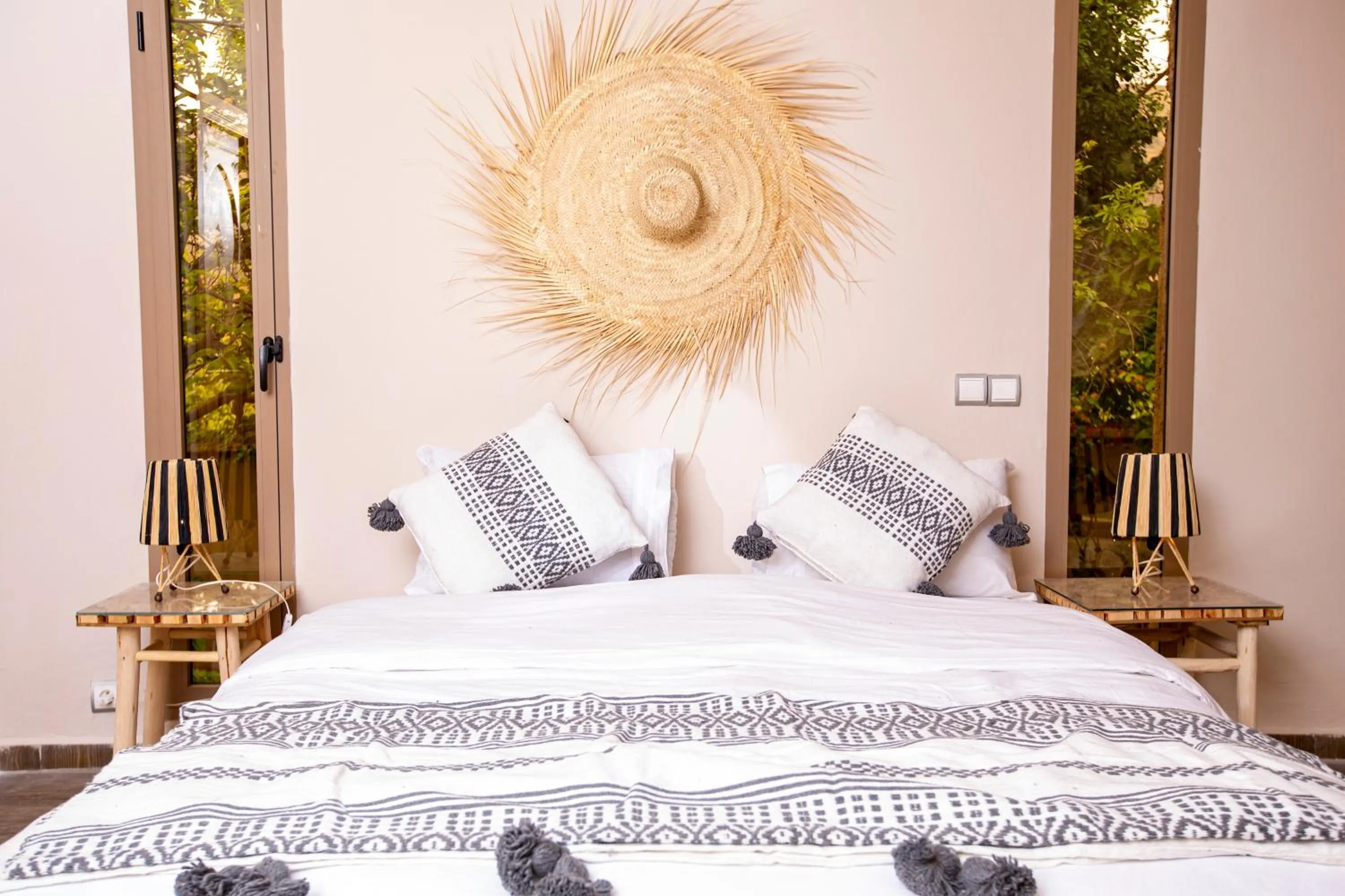 Bed in The garden of Asni