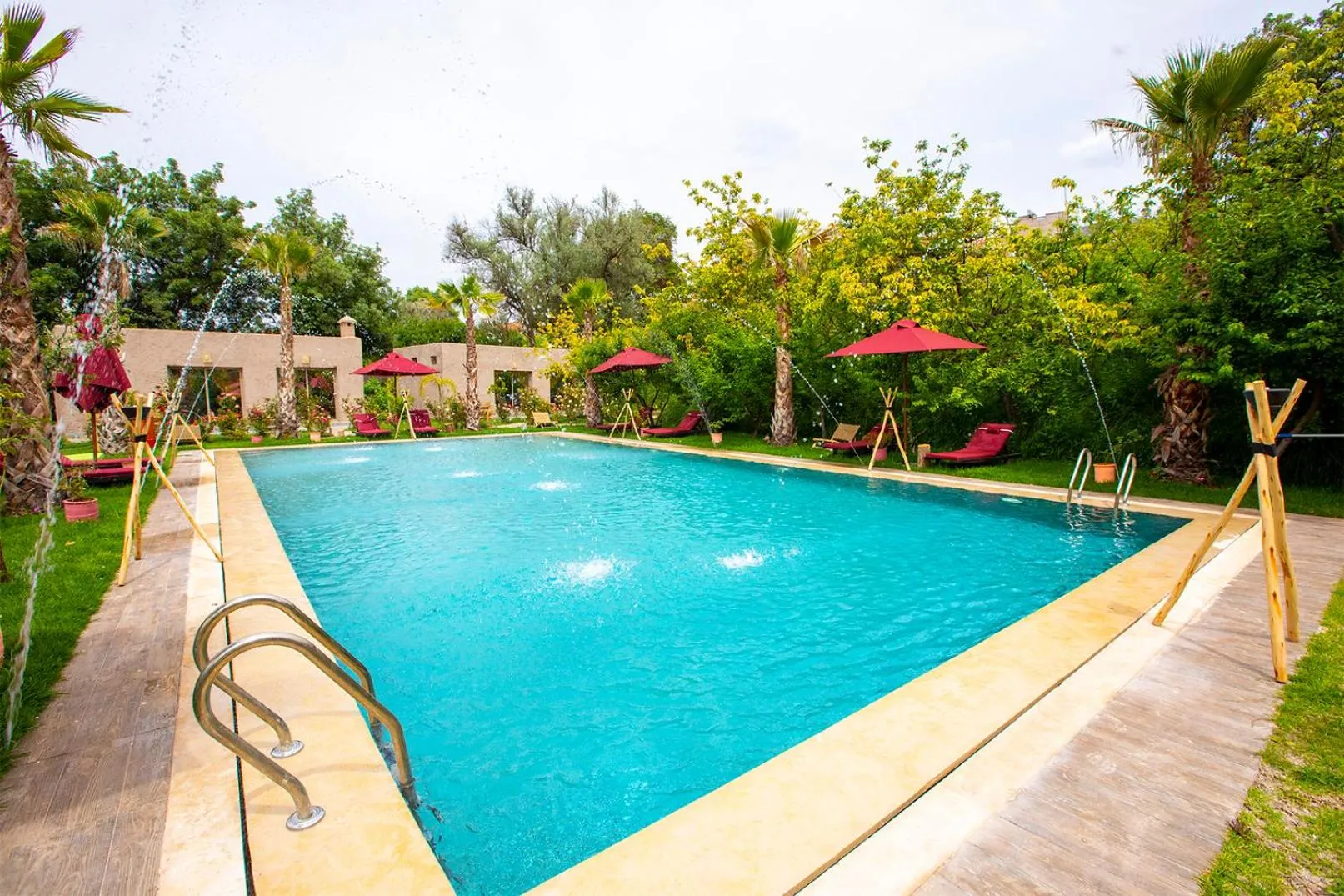 Swimming pool in The garden of Asni
