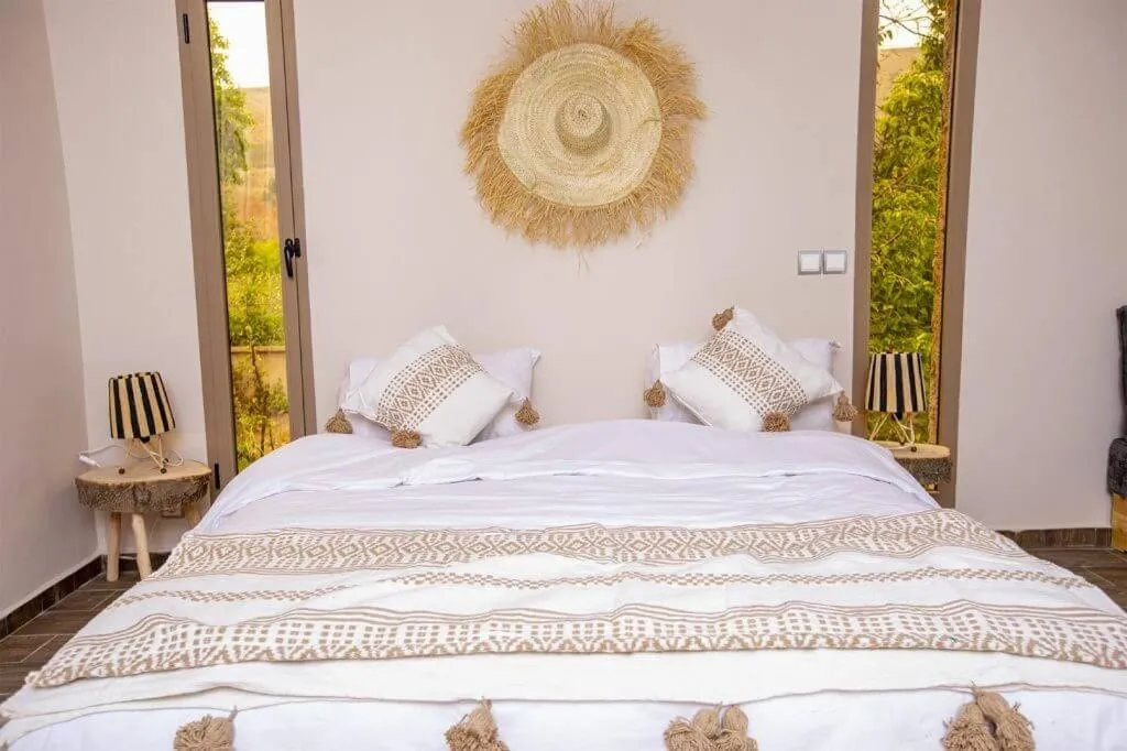 Bed in The garden of Asni
