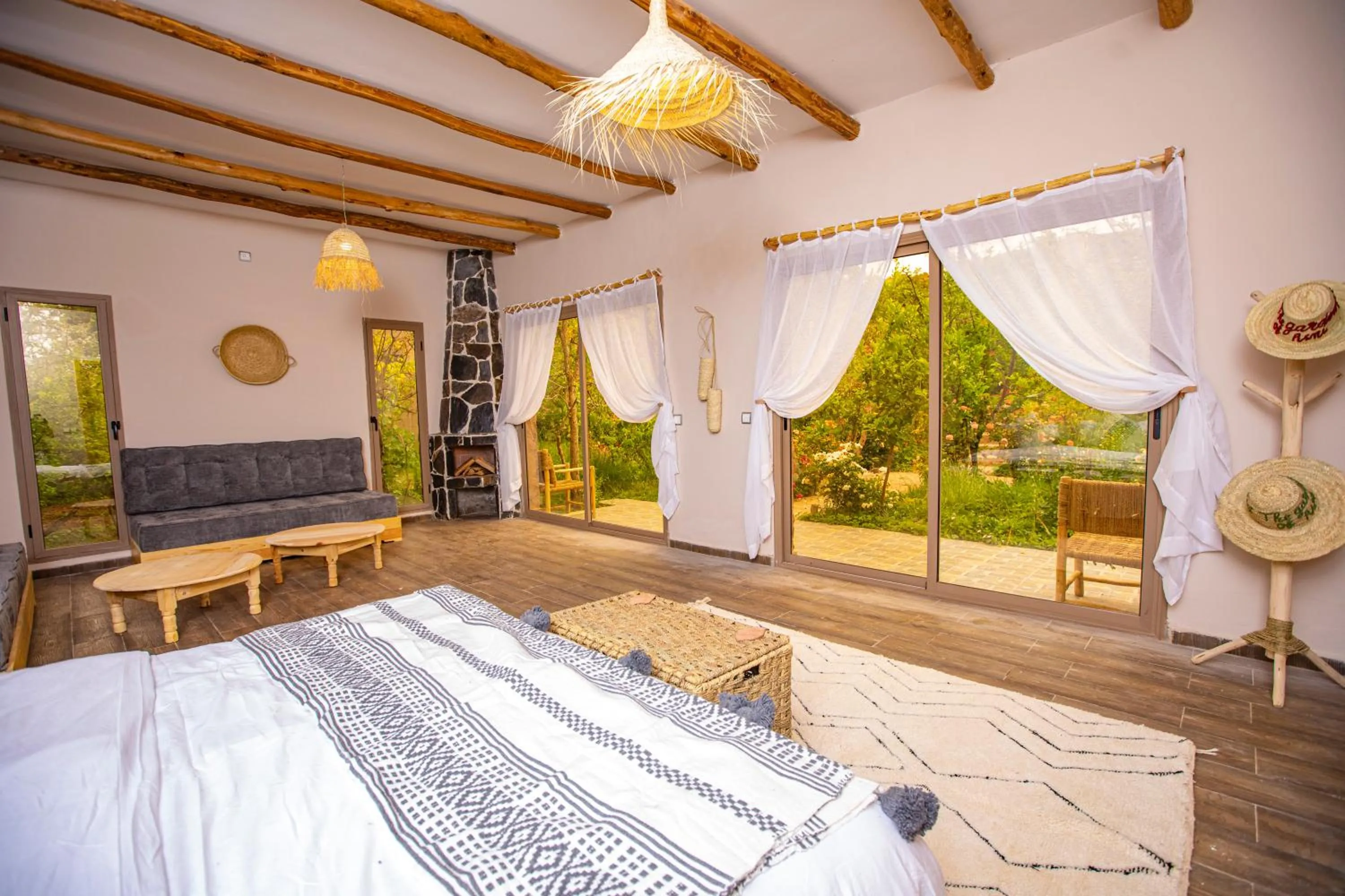 Bed in The garden of Asni