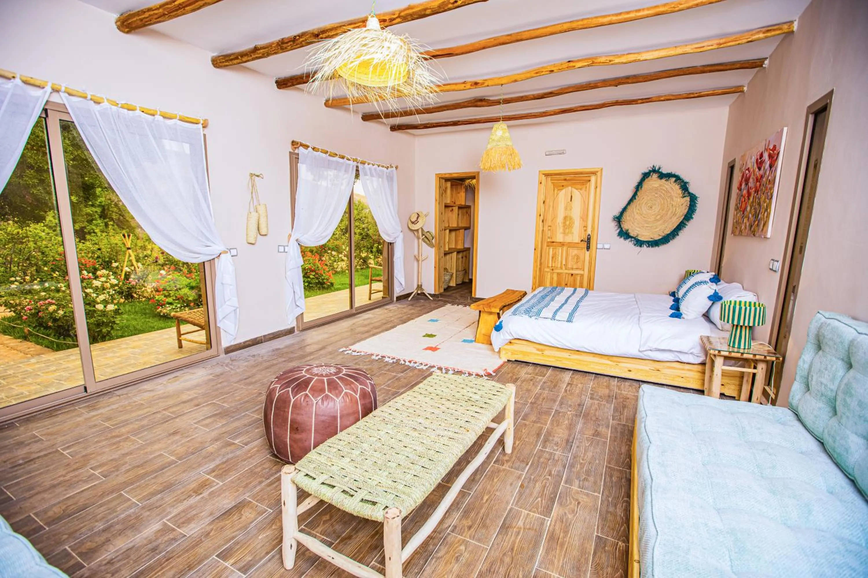 Bed in The garden of Asni